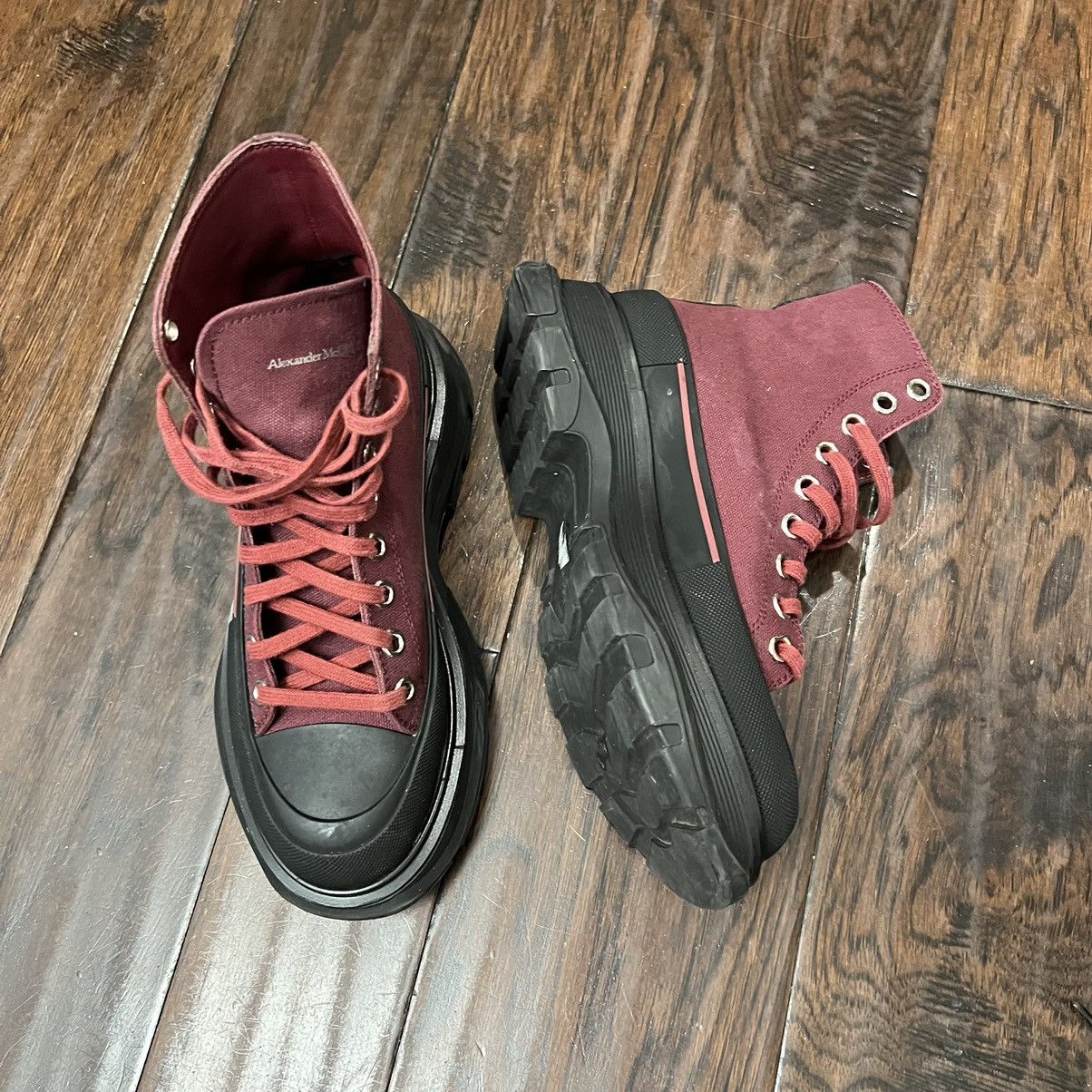 Alexander McQueen Authentic Alexander McQueen Tread Slick Slick High Sneakers Size US 7 / IT 37 - 2 Thumbnail