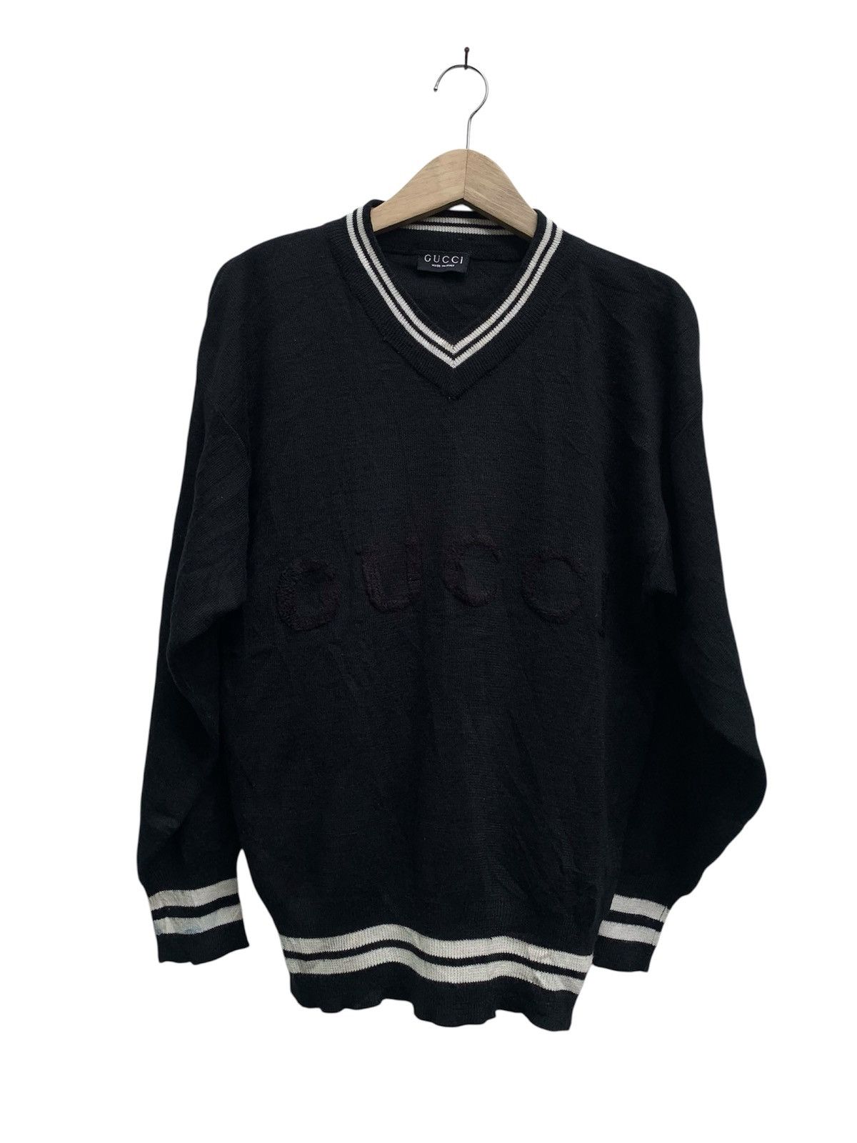 Vintage Gucci big script knitting Size US L / EU 52-54 / 3 - 1 Thumbnail
