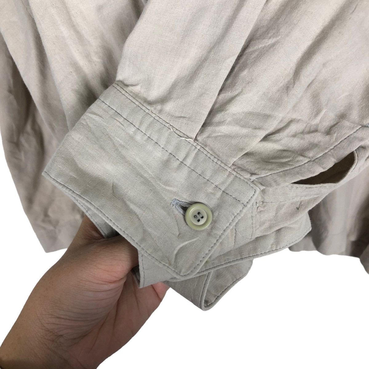 Issey Miyake 🔥 VINTAGE ISSEY MIYAKE RAYON MANDARIN SHIRTS Size US M / EU 48-50 / 2 - 16 Thumbnail