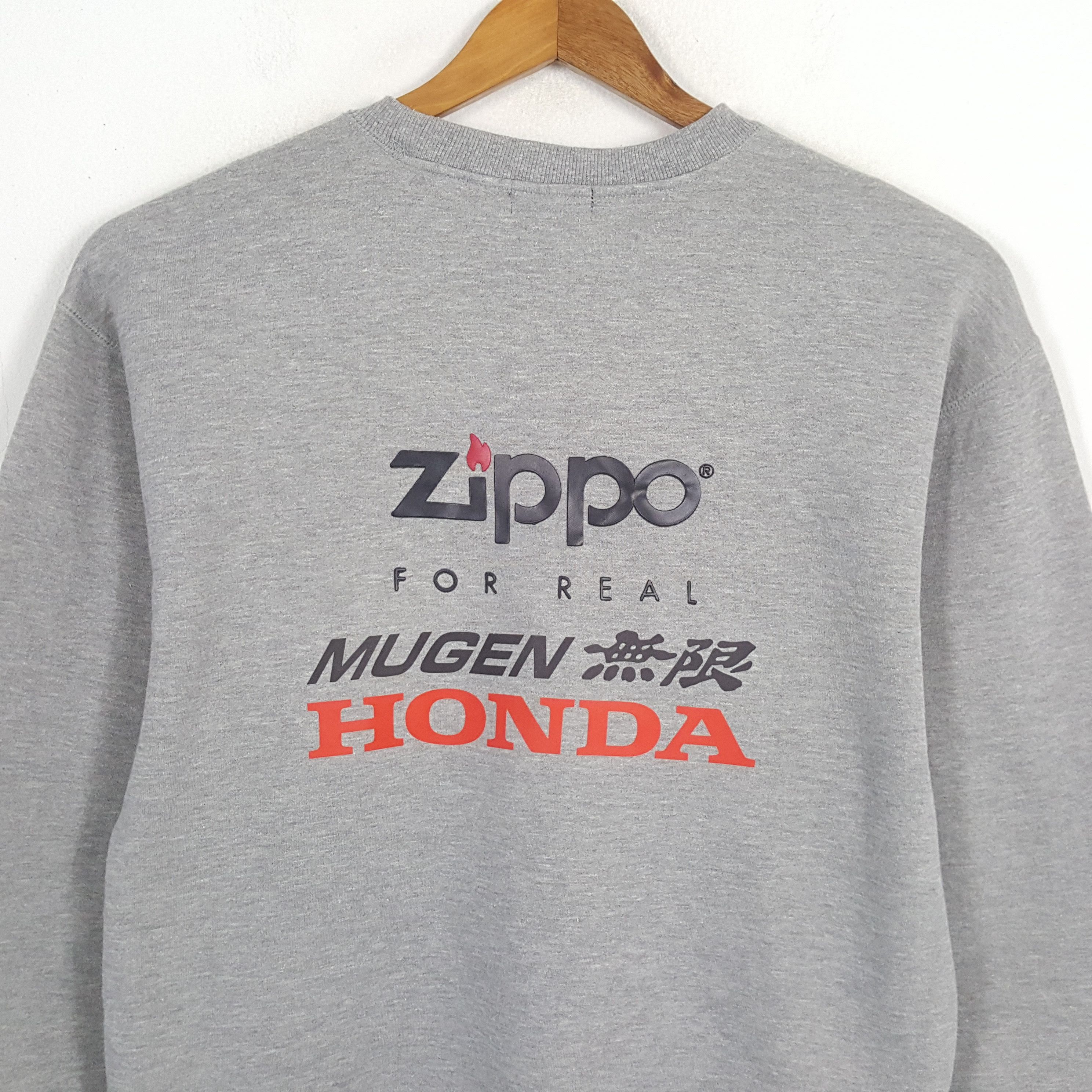 Honda × Vintage Vintage Zippo x MUGEN HONDA Japan Racing Custom Sweatshirt Size US L / EU 52-54 / 3 - 2 Thumbnail