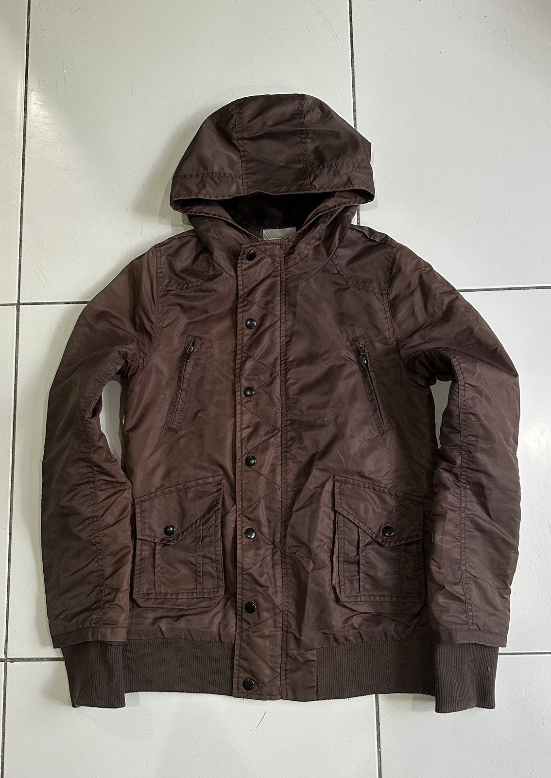 Bodega × Diesel Diesel Quilted multipockets brow Hoodie jackets Size M / US 6-8 / IT 42-44 - 3 Thumbnail