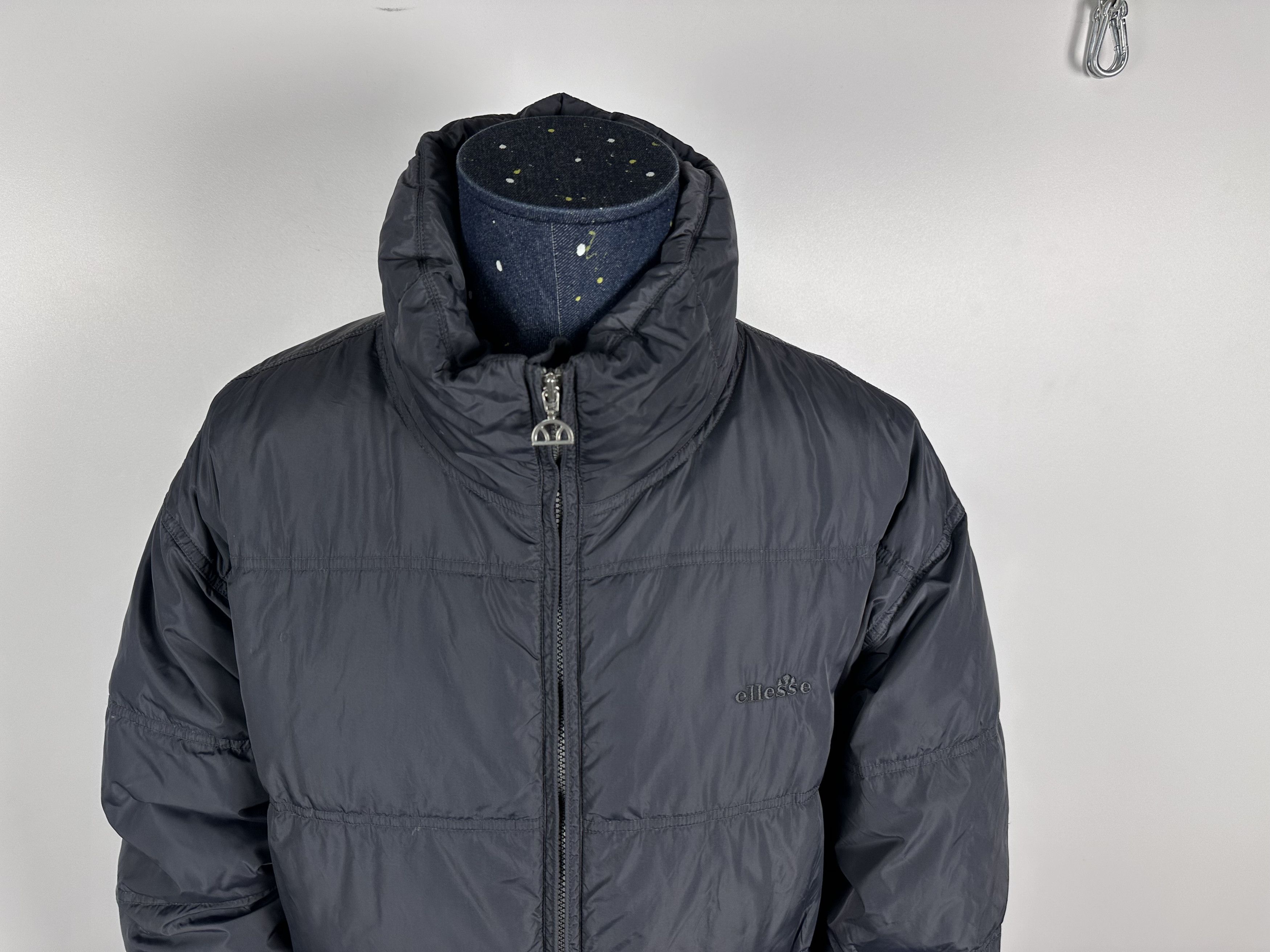Ellesse × Vintage Ellesse Vintage Puffer Jacket Down Filled Coat 90s Size L Size US L / EU 52-54 / 3 - 3 Thumbnail