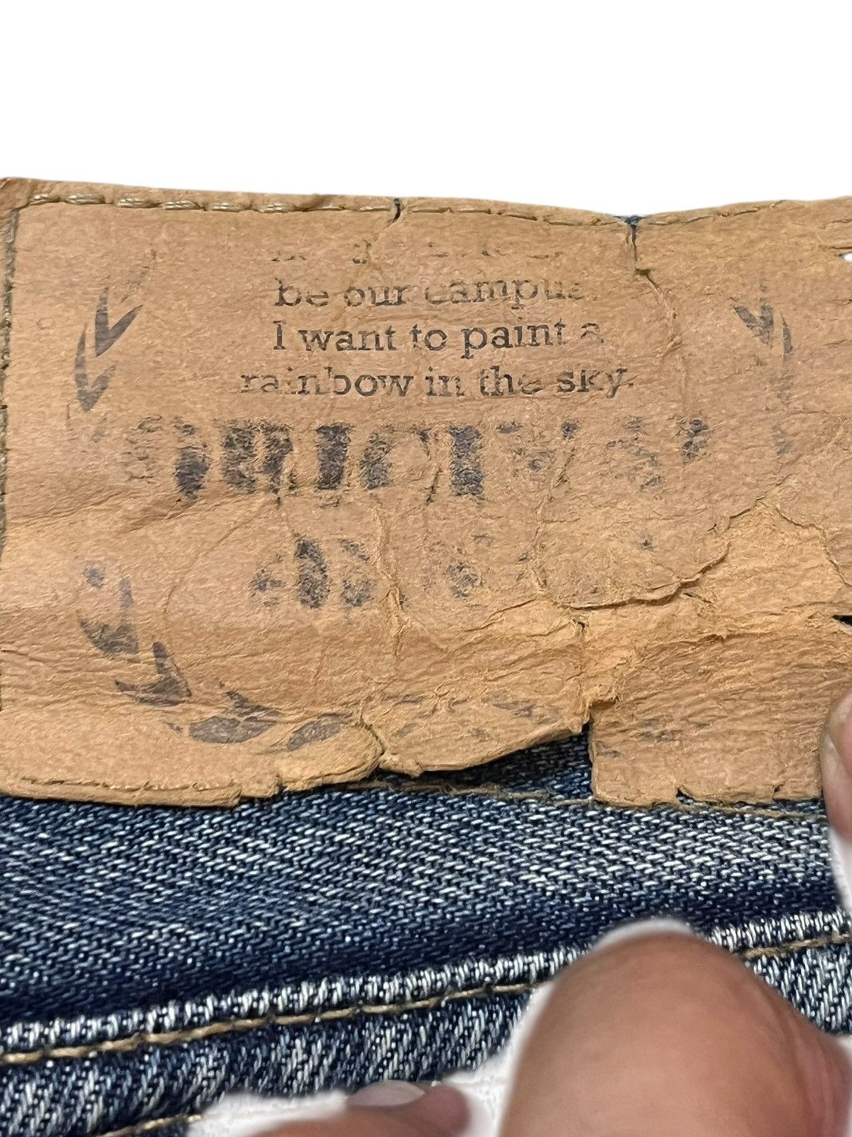 Japanese Brand Vintage Japanese Mudwash Mossy Denim Size US 30 / EU 46 - 8 Thumbnail