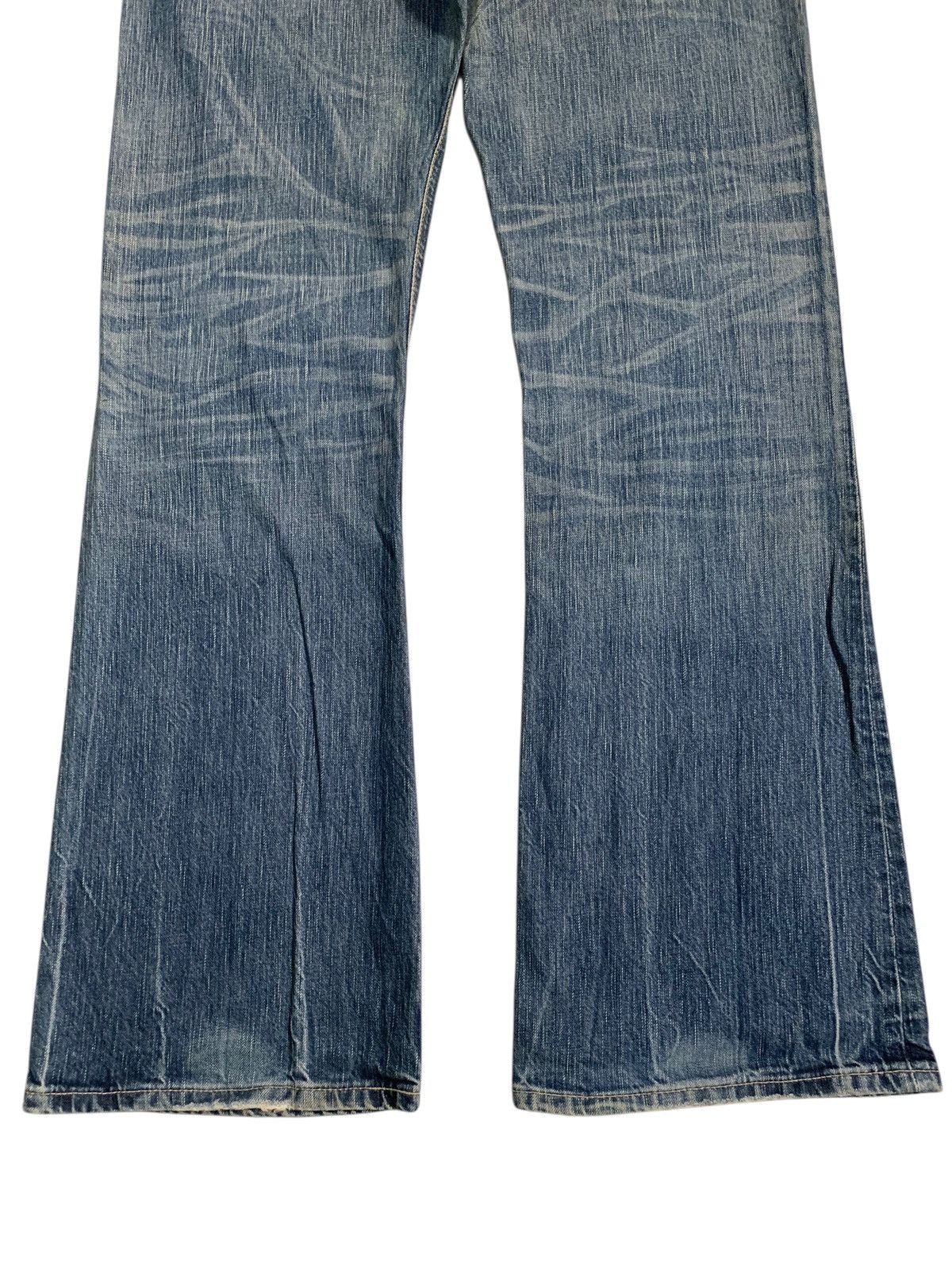 Edwin FLARE JAPANESE EDWIN BLUE TRIP CLAWMARK RUSTY PUNK DENIM Size US 35 - 9 Thumbnail