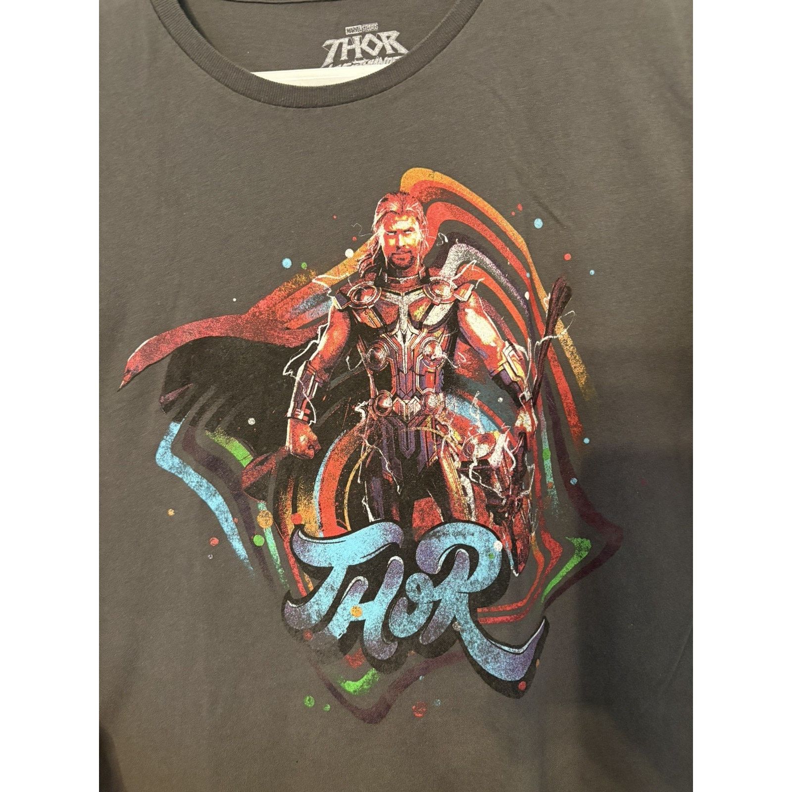 Marvel Comics Marvel Thor Love And Thunder Tee T Shirt Size XXL Gray Size US XXL / EU 58 / 5 - 5 Thumbnail