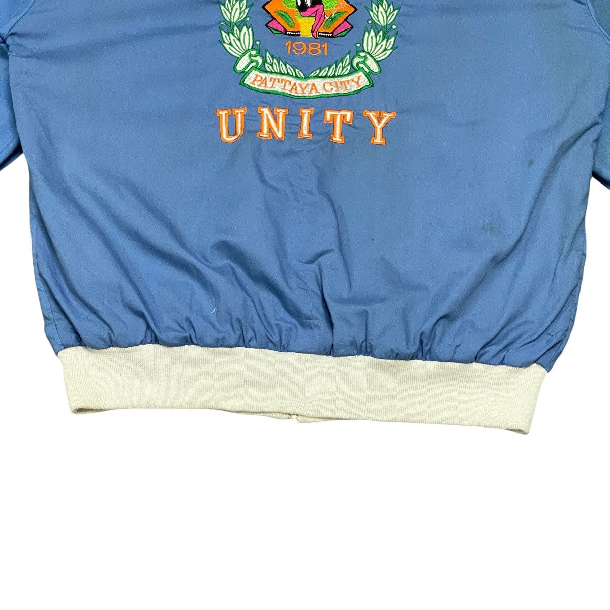 Vintage Vintage 80s Pattaya City Reversible Varsity Jacket Size US L / EU 52-54 / 3 - 7 Thumbnail