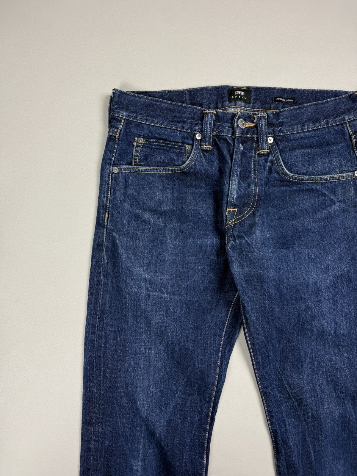 Edwin Edwin ED-55 Regular Tapered Rainbow Selvedge Denim Jeans Size US 31 - 6 Thumbnail