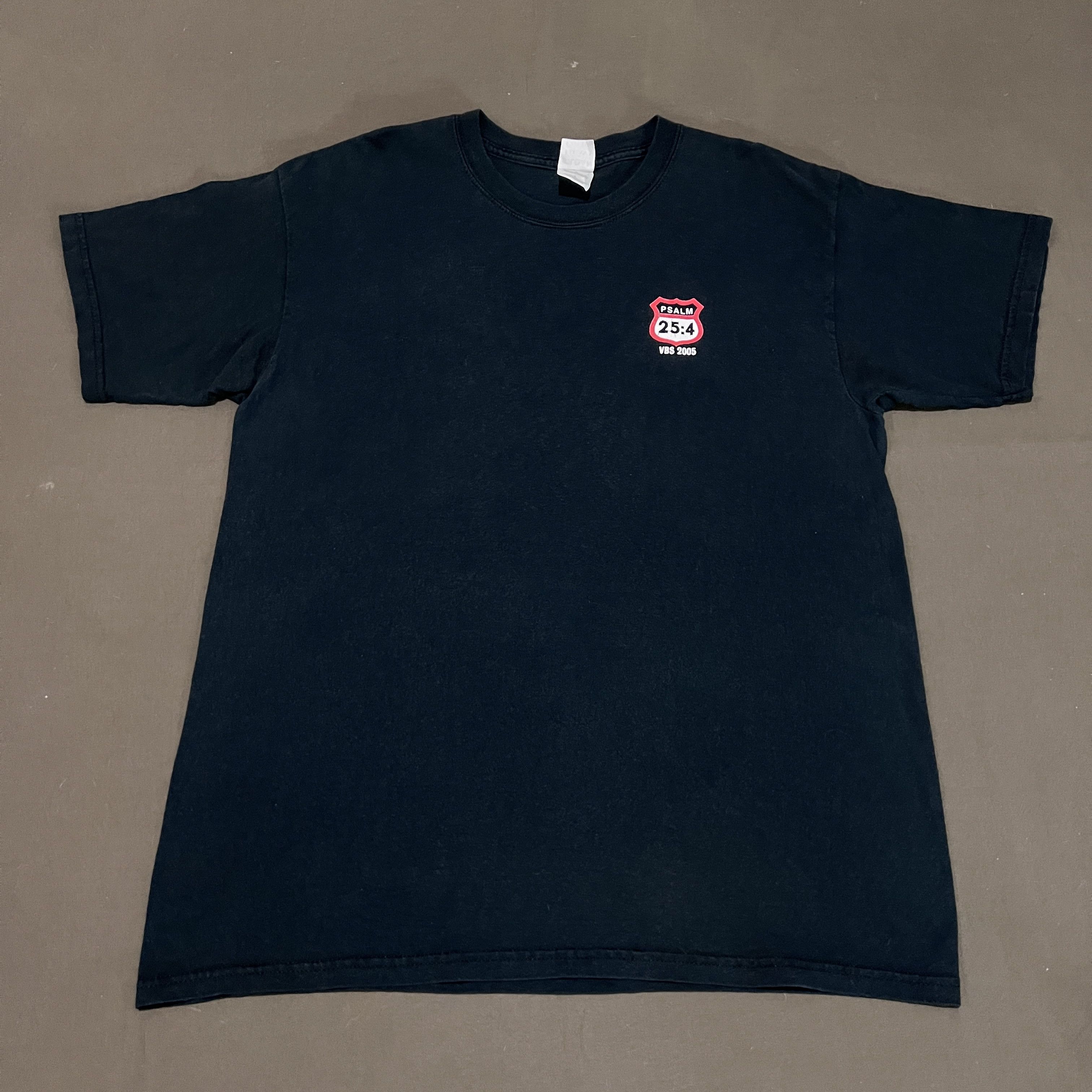 Vintage Vintage Y2K Psalm 25:4 Jesus God Bible Holy Promo Tee Size US L / EU 52-54 / 3 - 6 Thumbnail