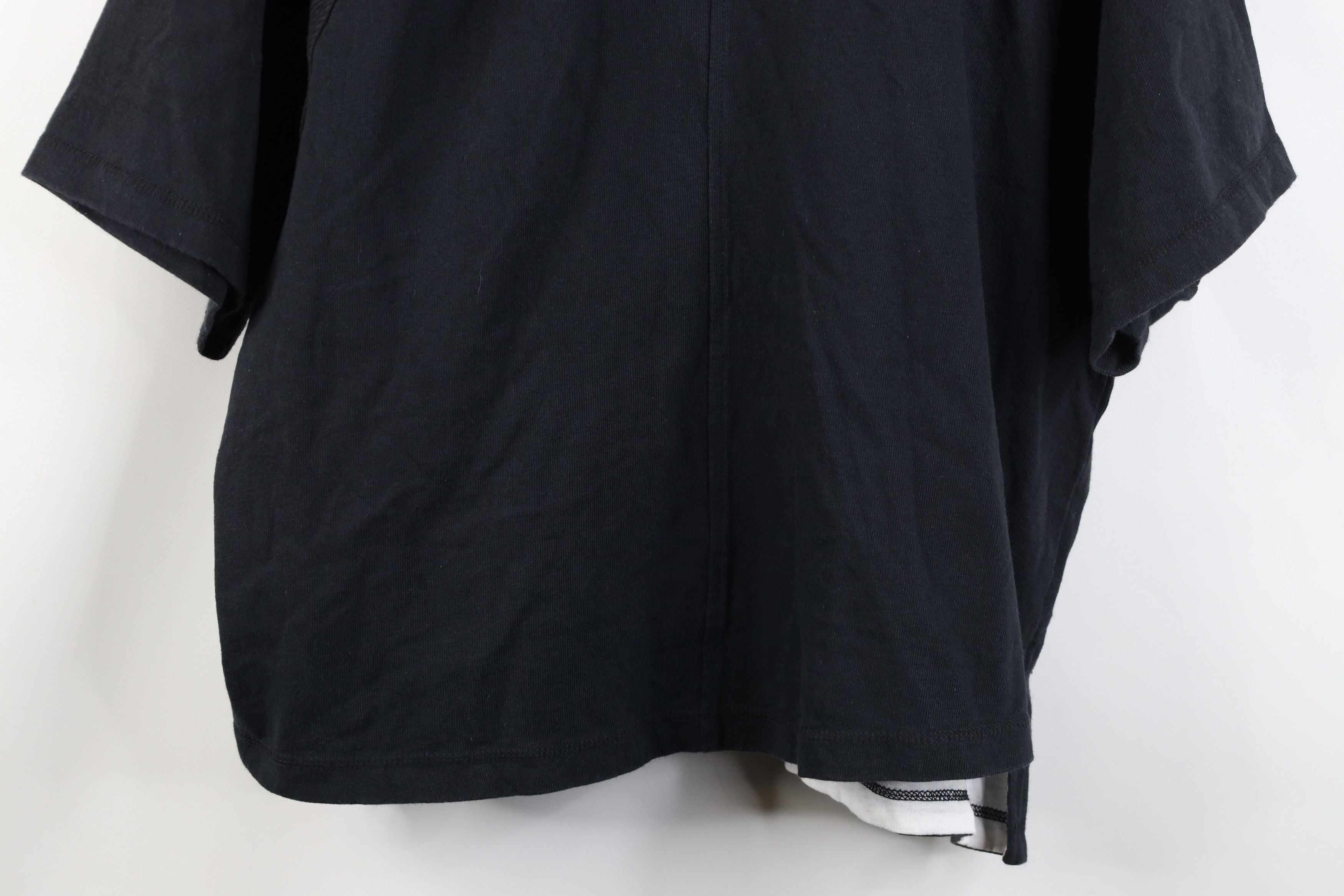 Nike Vintage 80s Nike Spell Out Boxy Oversized Ribbed T-Shirt USA Size M / US 6-8 / IT 42-44 - 3 Thumbnail
