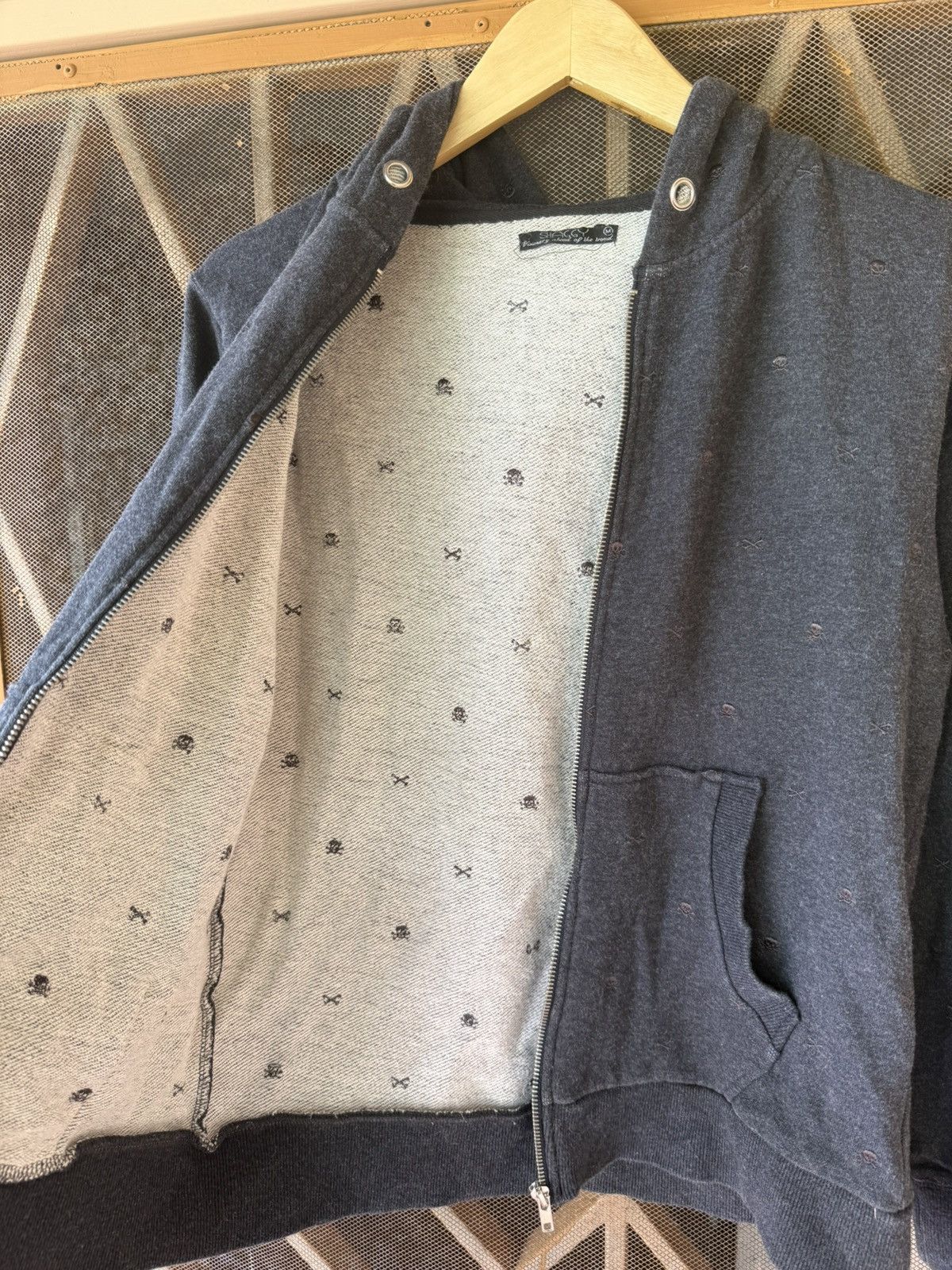 Japanese Brand Shaggy japanese style hoodie mini skull Size US M / EU 48-50 / 2 - 7 Thumbnail