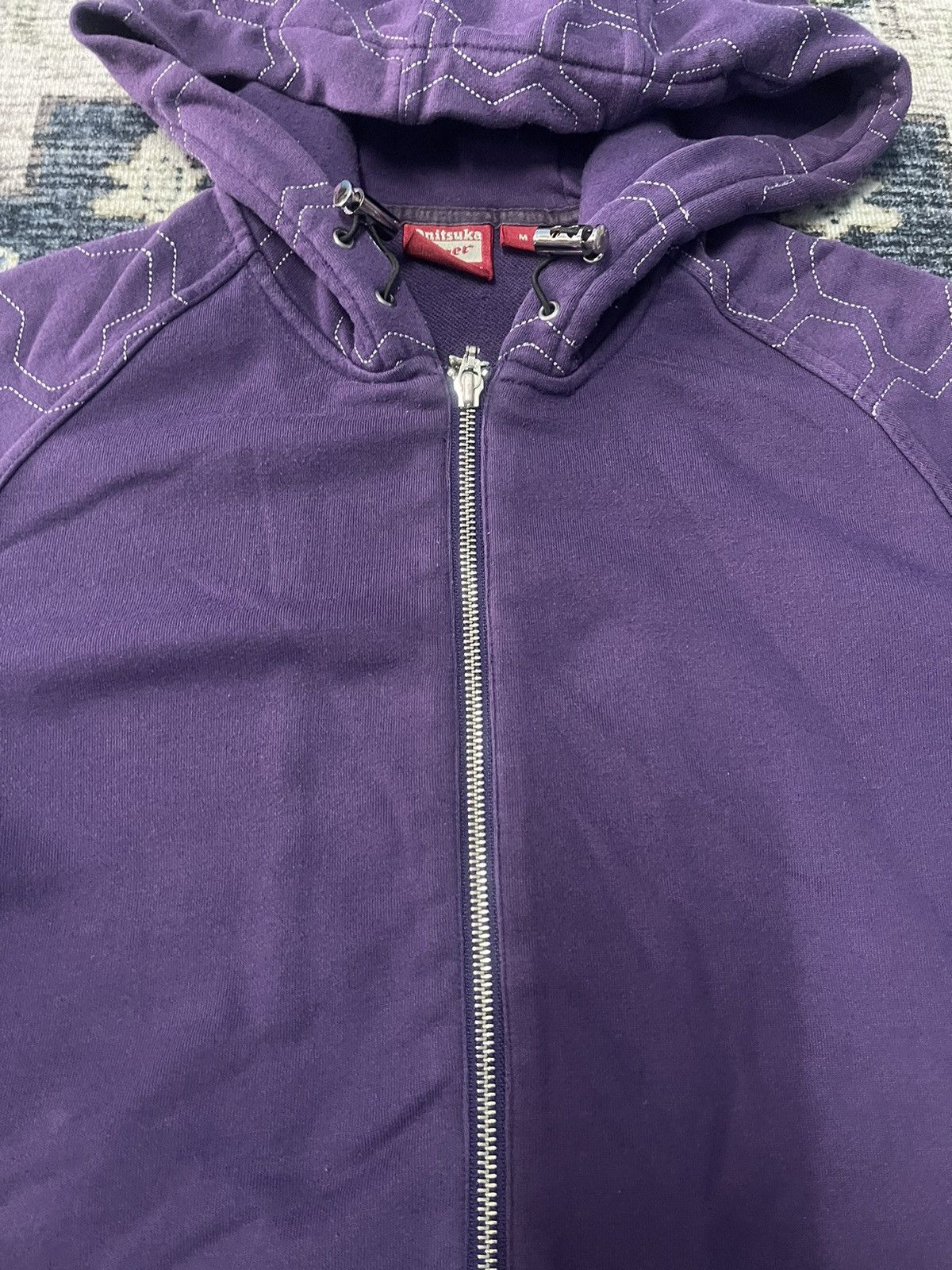 Japanese Brand VINTAGE ONITSUKA TIGER HOODIES ZIP UP VERY RARE Size US M / EU 48-50 / 2 - 3 Thumbnail