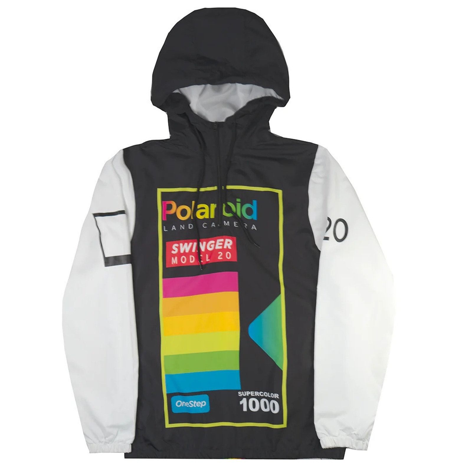 Polaroid Polaroid Men's Windbreaker Jacket Hooded 1/4 Zip Pullover Size US L / EU 52-54 / 3 - 2 Thumbnail