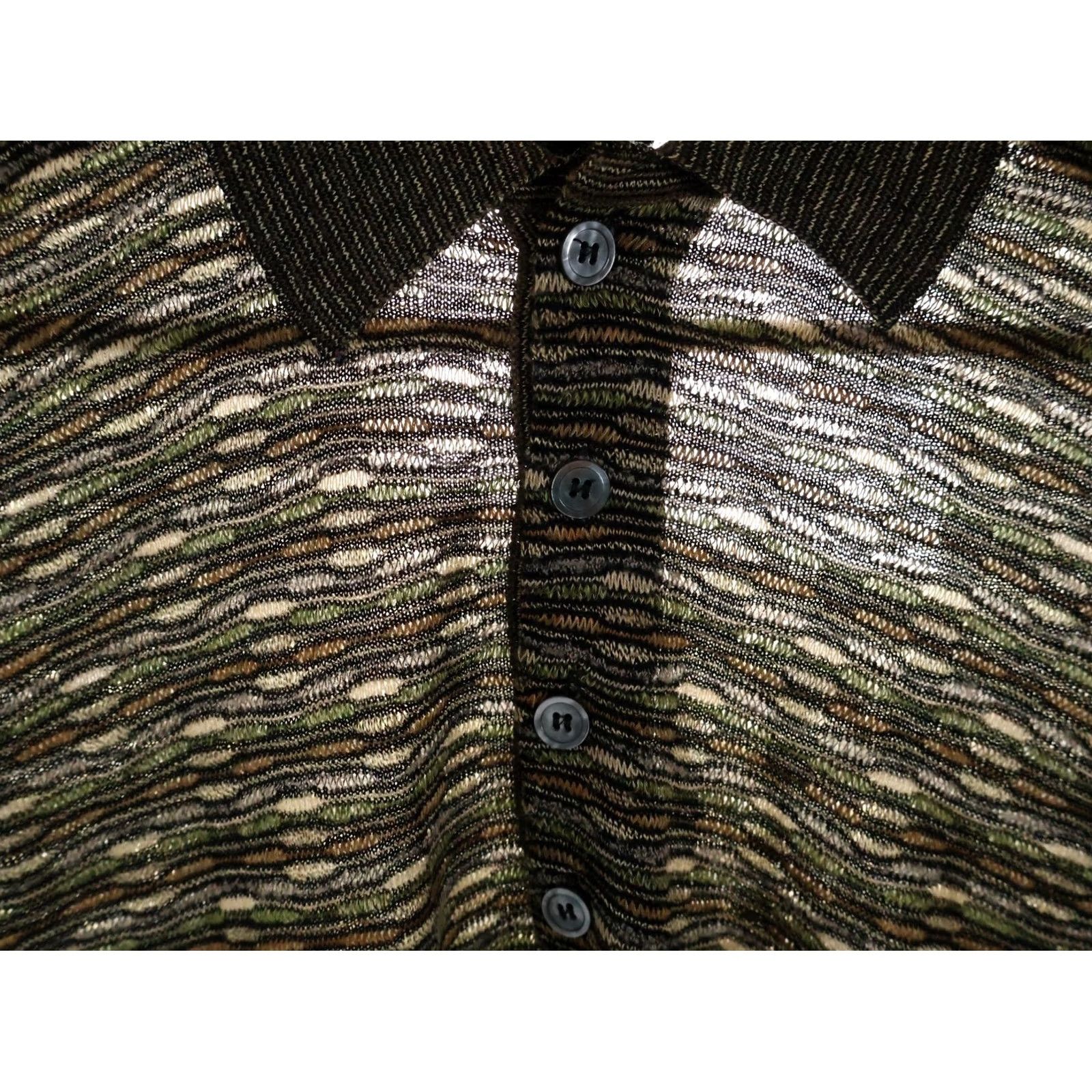 Coogi VTG Mondo di Marco Polo Shirt Short Sleeve Knit Olive Green 50 Large Men’s Italy 90s Retro Style Polo Shirt Size US L / EU 52-54 / 3 - 5 Thumbnail