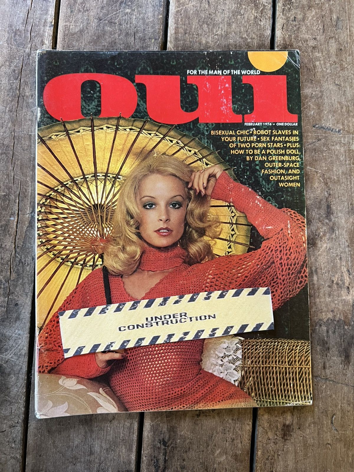 Vintage OUI Magazine “ For The Man of The World ” February 1974 Size ONE SIZE - 1 Thumbnail