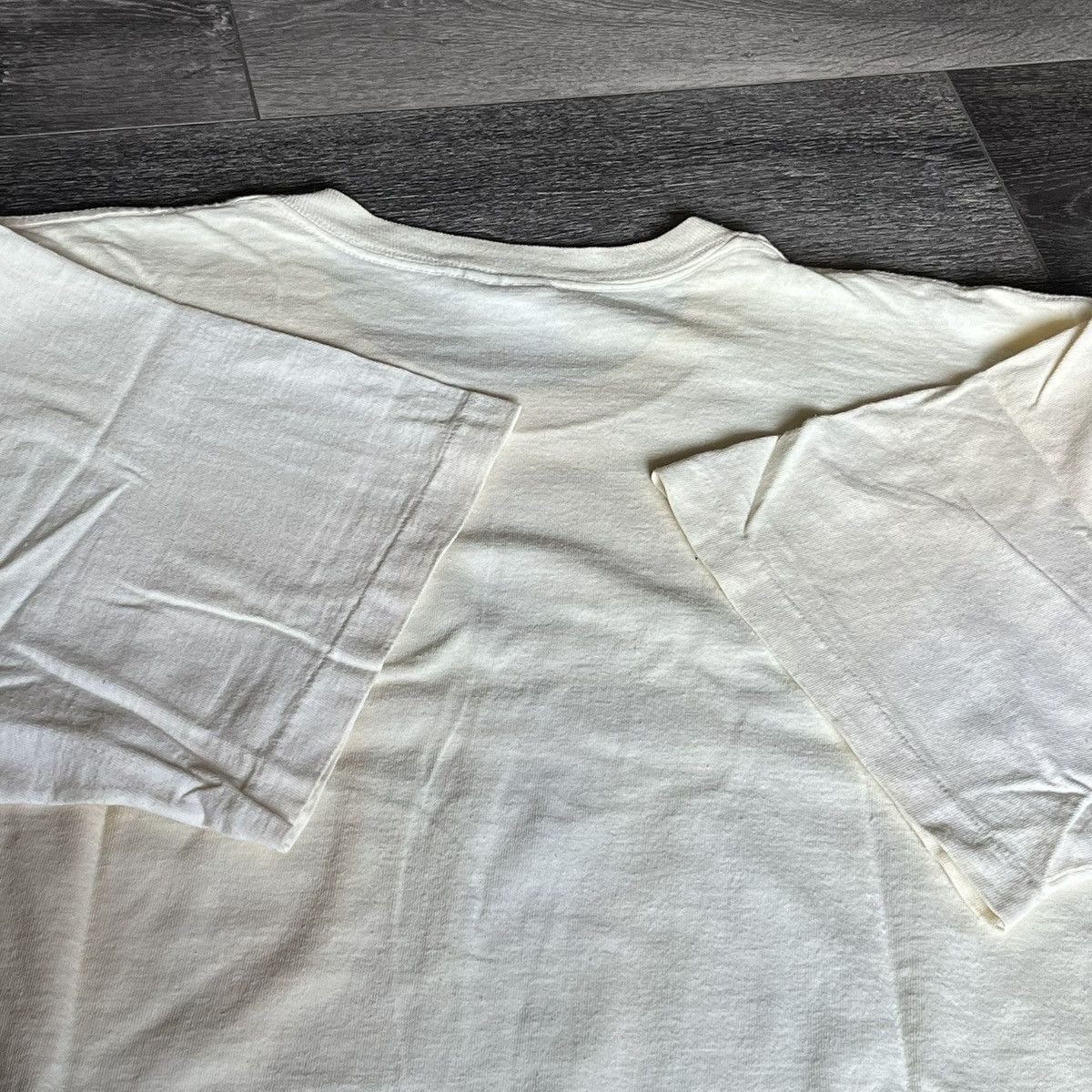Prince Vintage 1990s Prince Tennis Graphic Logo Tee Shirt Off White Size US XL / EU 56 / 4 - 8 Thumbnail