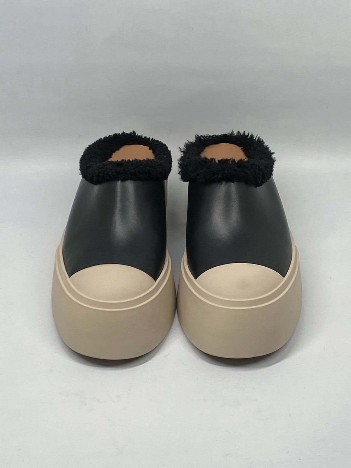 Marni Marni Pablo Leather Shearling Mule Sneakers size 36 Size US 6 / IT 36 - 2 Thumbnail