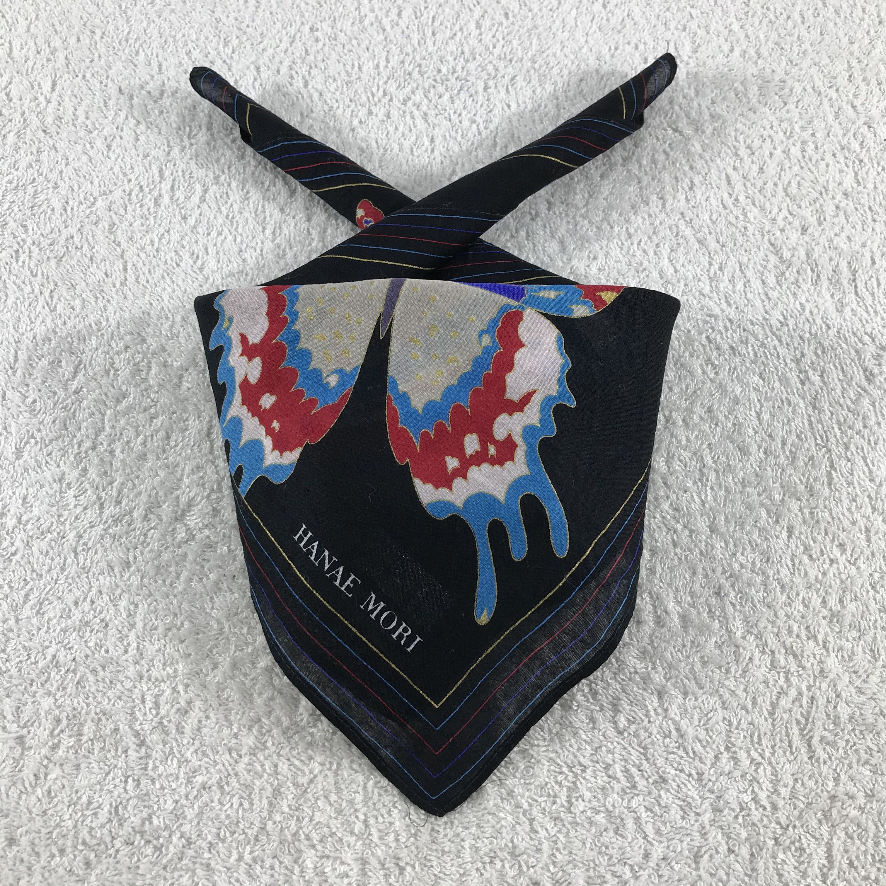 Hanae Mori × Vintage Hanae Mori Bandana / Handkerchief / Neckerchief - S130 Size ONE SIZE - 3 Thumbnail