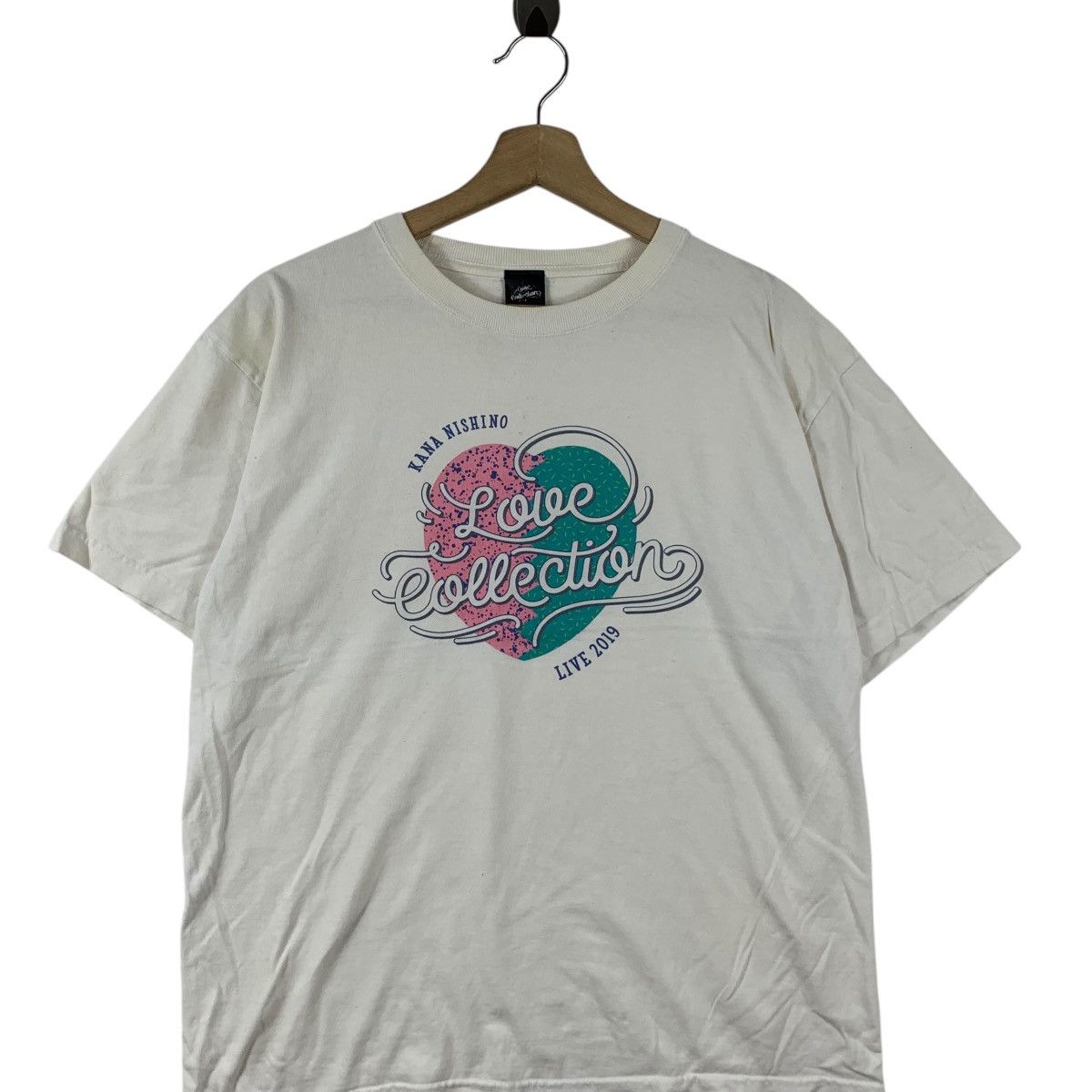 Vintage KANA NISHINO Love Collection 2019 Tour Japan Idol Tee Shirt Size US M / EU 48-50 / 2 - 3 Thumbnail