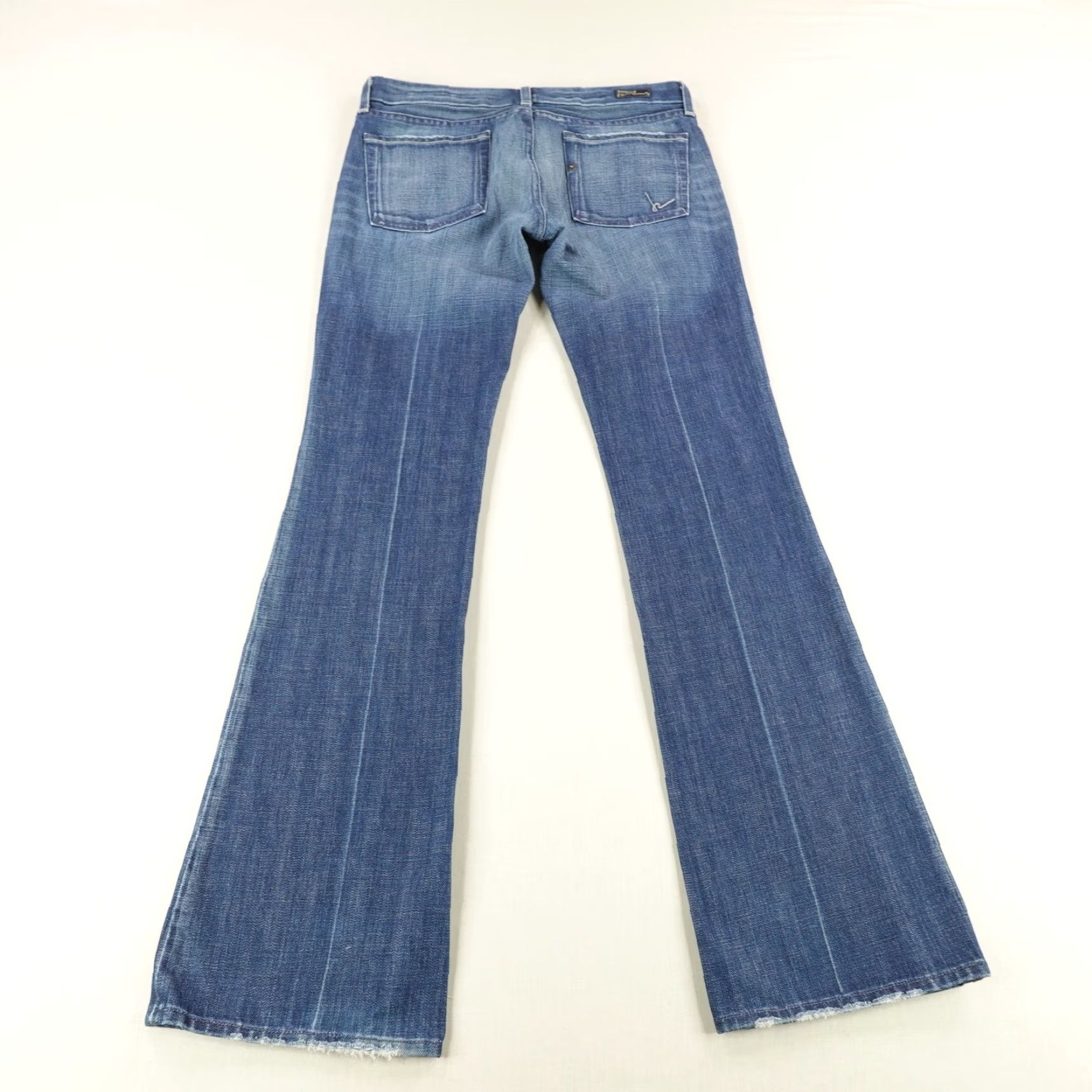 Citizens Of Humanity VINTAGE Citizens of Humanity Jeans Womens 29 Blue Denim Flare Leg Low Rise 100% Cotton Made USA Womens Jeans Size 29" - 4 Thumbnail