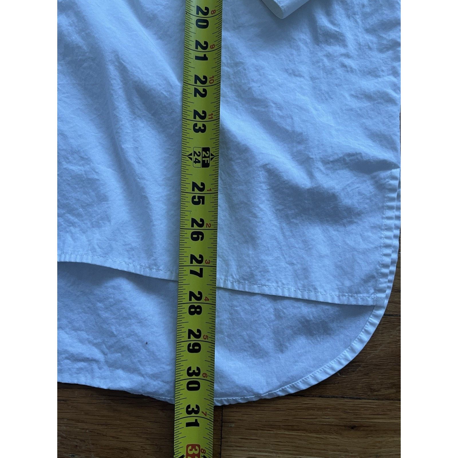 Club Monaco Club Monako Button Up Cotton White Shirt Top Large A001468 Size L / US 10 / IT 46 - 8 Thumbnail