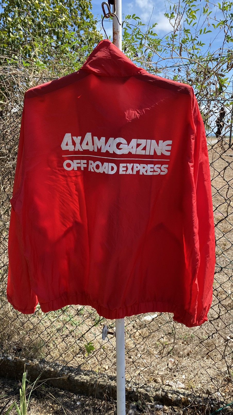 Vintage 4x4MAGAZINE Four-by-four magazine Nylon jacket Off-road 4WD Size US XL / EU 56 / 4 - 2 Thumbnail