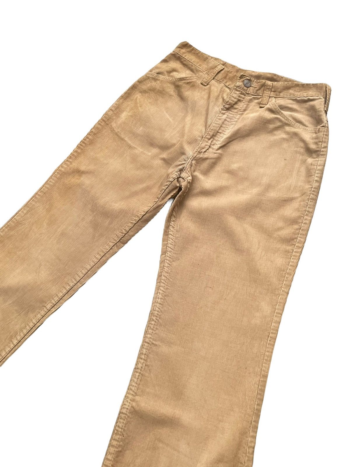 Rustler × Vintage × Wrangler Vintage 70’s Flare Rustler Wrangler Coduroy Size US 29 - 2 Thumbnail