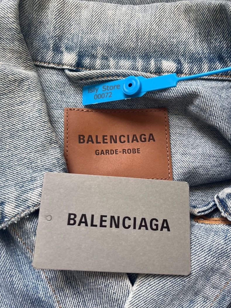Balenciaga Balenciaga size 32 Solid button pocket denim jacket with lo Size XS / US 0-2 / IT 36-38 - 4 Thumbnail