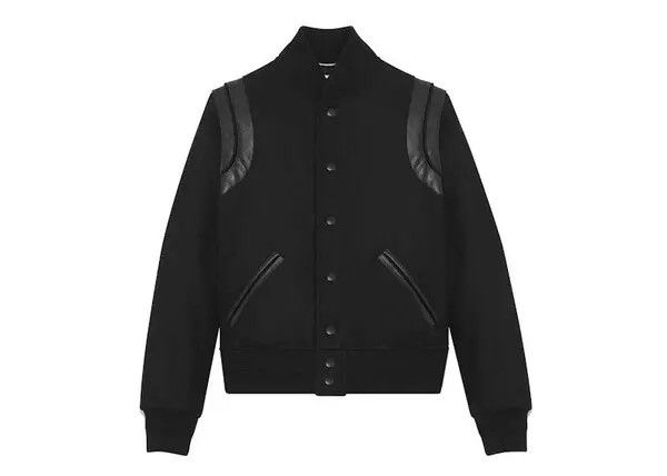 Saint Laurent Paris Black Teddy Jacket Size US L / EU 52-54 / 3 - 6 Thumbnail