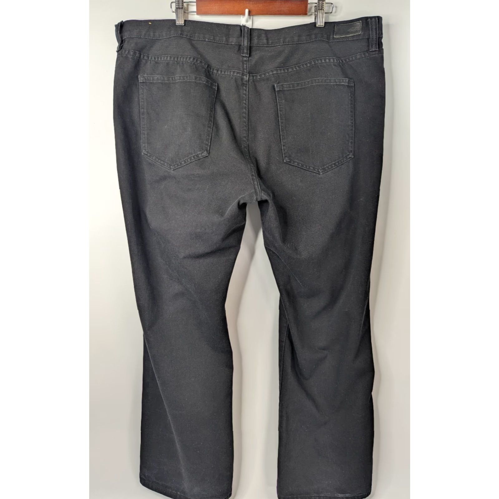 Ecko Unltd. Ecko Unltd. Jeans Baggy Relaxed Fit Mens 42 Black Denim Streetwear Y2K Distress 90s Grunge Hip Hop Bootcut Motion: Black Jeans from Cotton Denim? Size US 42 / EU 58 - 4 Thumbnail