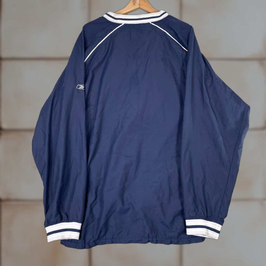 Reebok VINTAGE Reebok Dallas Cowboys Windbreaker Mens XL Navy Blue Pullover V-Neck Y2K NFL Jacket Size US XL / EU 56 / 4 - 1 Thumbnail