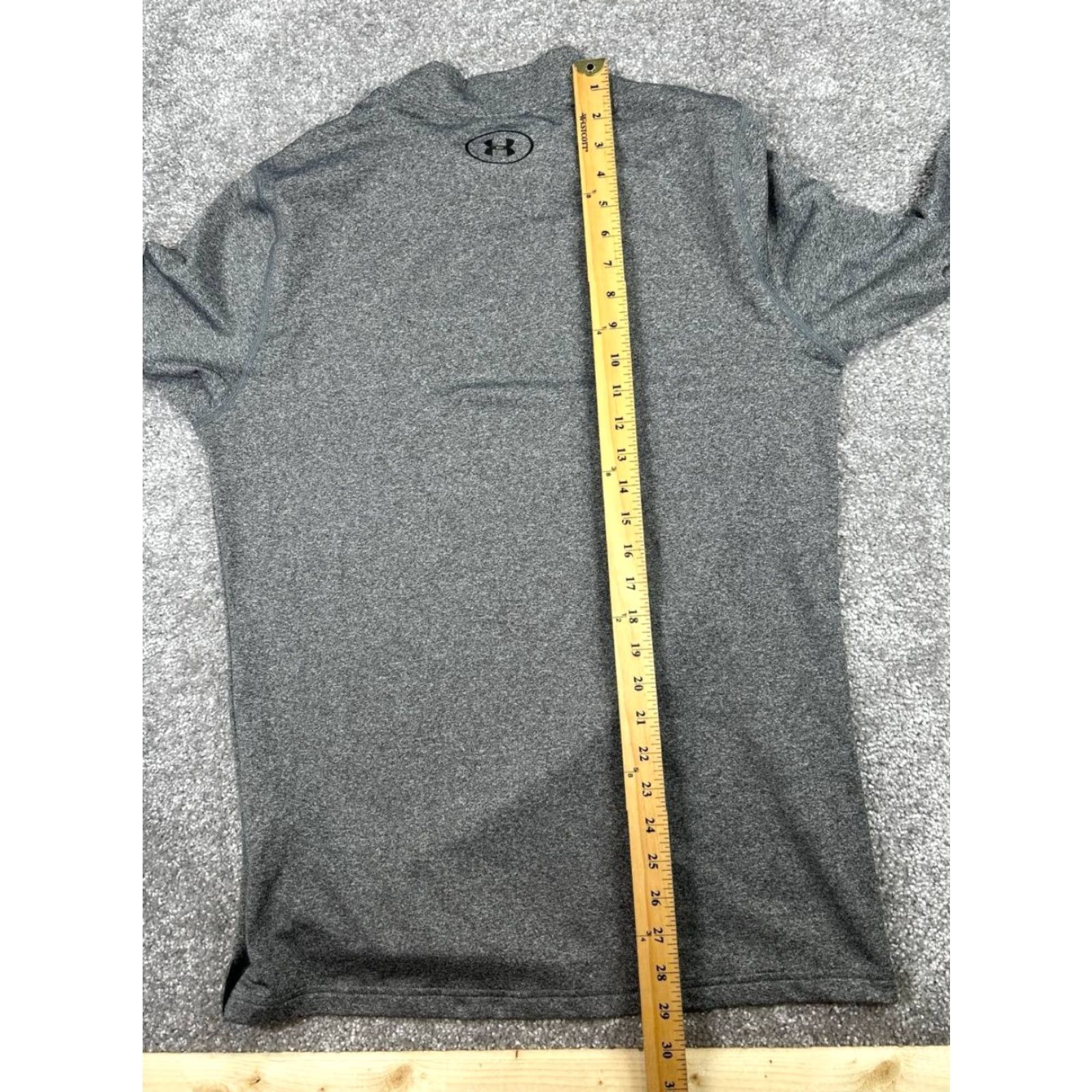 Under Armour Under Armour Shirt Mens Large Gray ColdGear Pullover Size US L / EU 52-54 / 3 - 7 Thumbnail