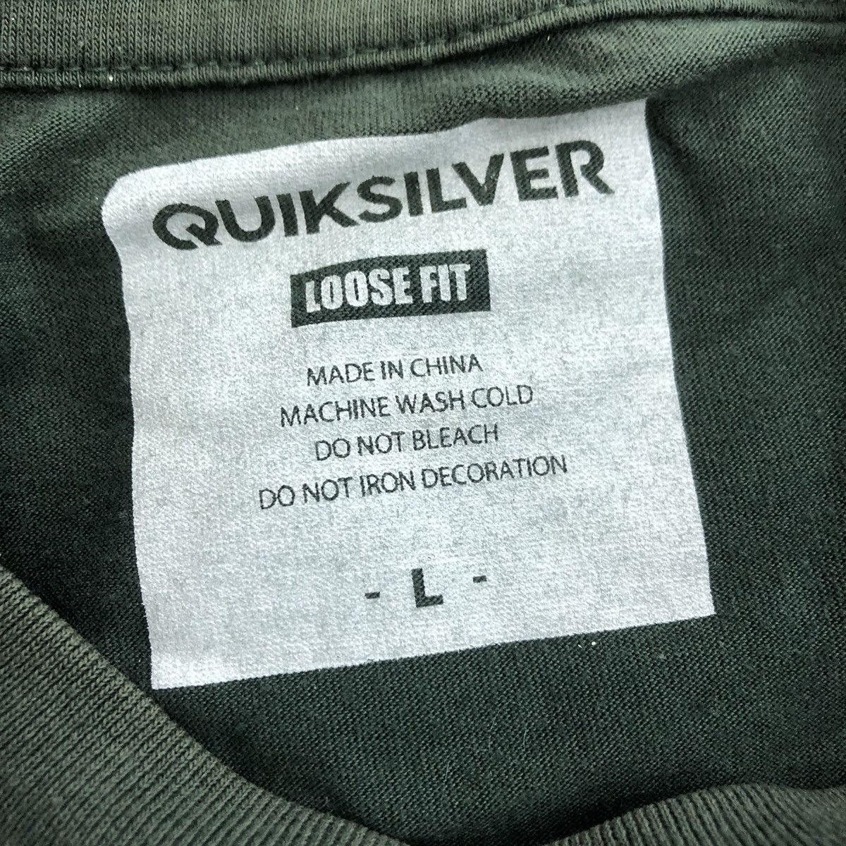 Quiksilver QUIKSILVER SURF Box Logo Embossed Loose Fit Tee Shirt Top Size US L / EU 52-54 / 3 - 4 Thumbnail