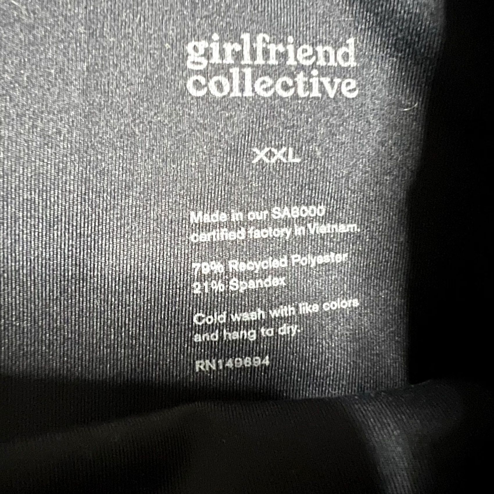 Girlfriend Collective Girlfriend Collective Womens XXL High Waist Full Length Blue 4007 Leggings Size 40" / US 18 - 5 Thumbnail