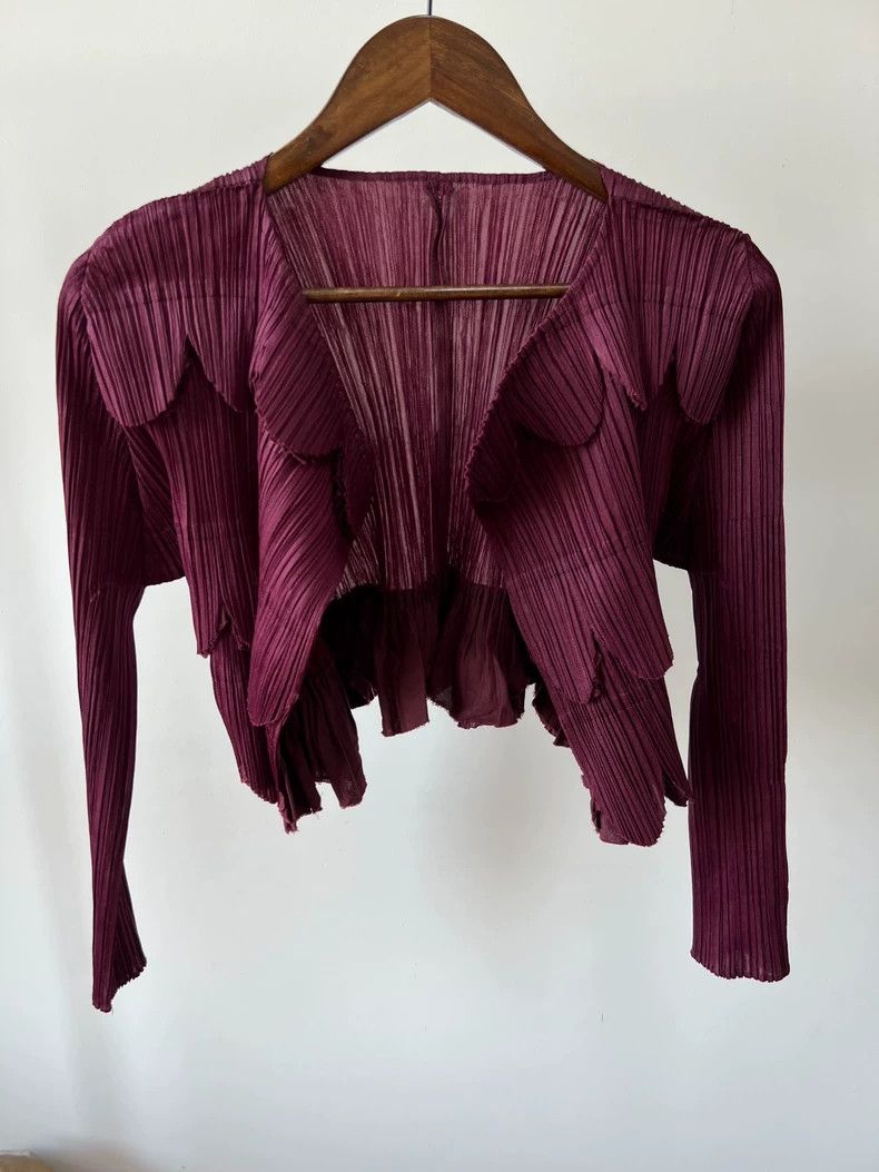 Issey Miyake issey miyake size:3 Petal-pleated cardigan Size XXS / US 00 / IT 34 - 4 Thumbnail
