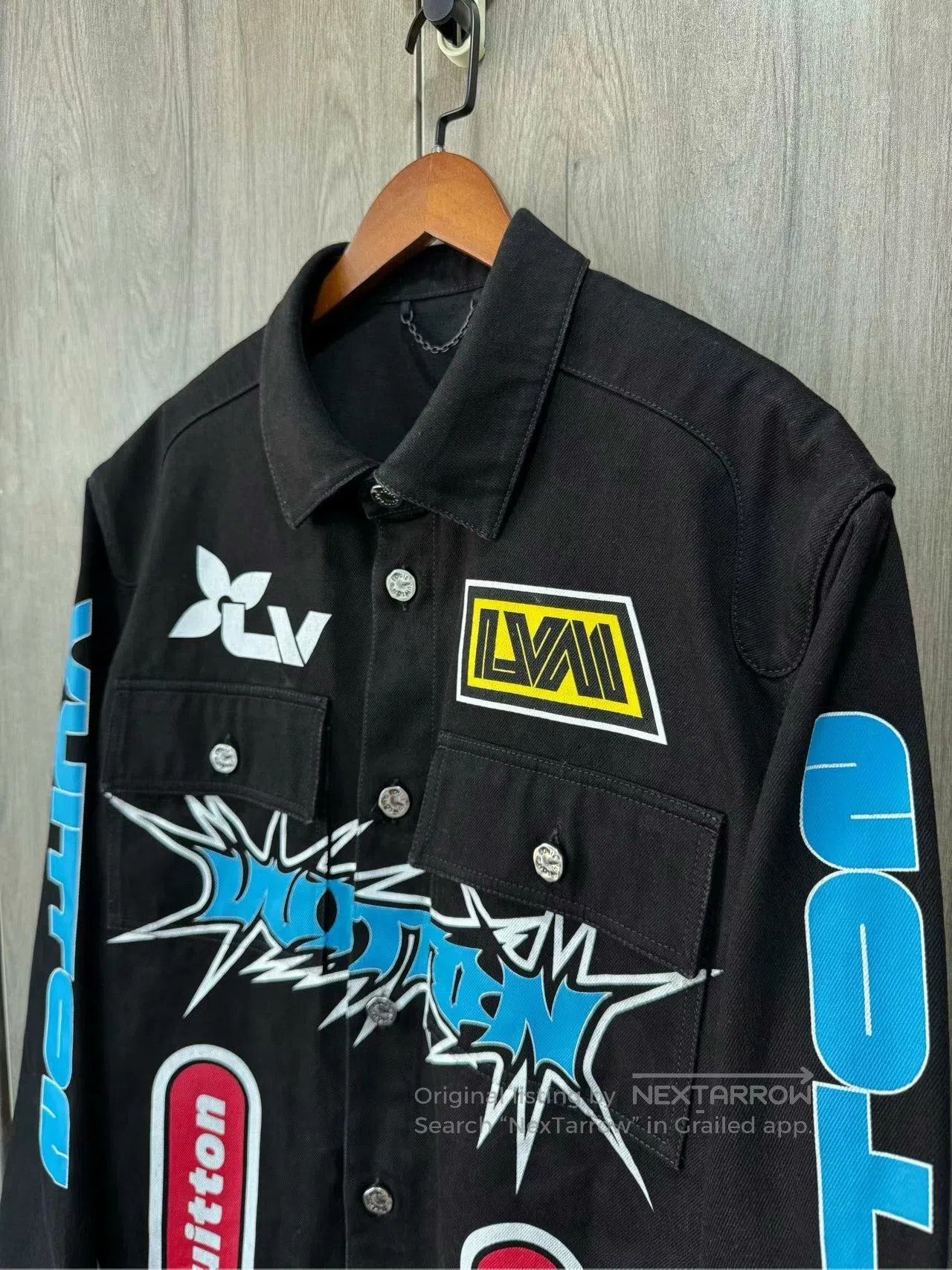 Louis Vuitton louis vuitton black logo denim jacket size 52. Size US L / EU 52-54 / 3 - 2 Thumbnail