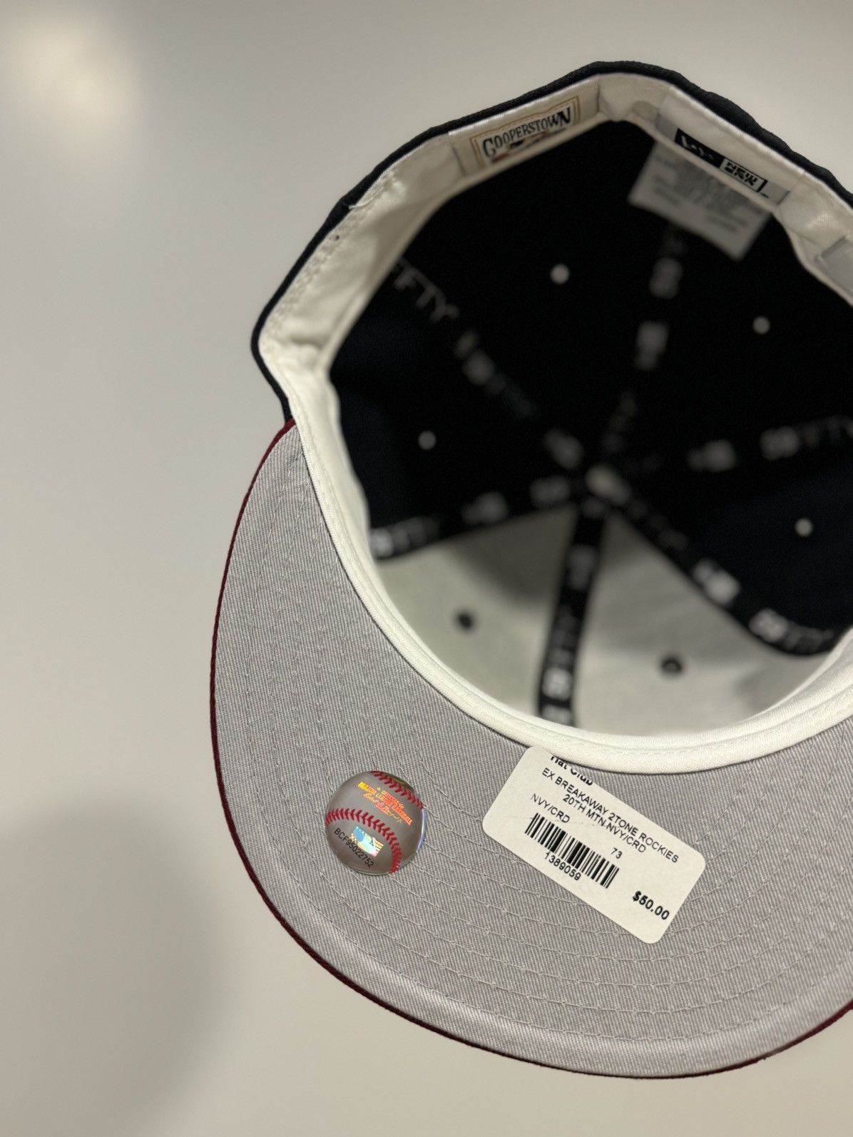 Hat Club × MLB × New Era Hatclub Exclusive Crosscheck Colorado Rockies Avalanche 3/8 Size ONE SIZE - 4 Thumbnail