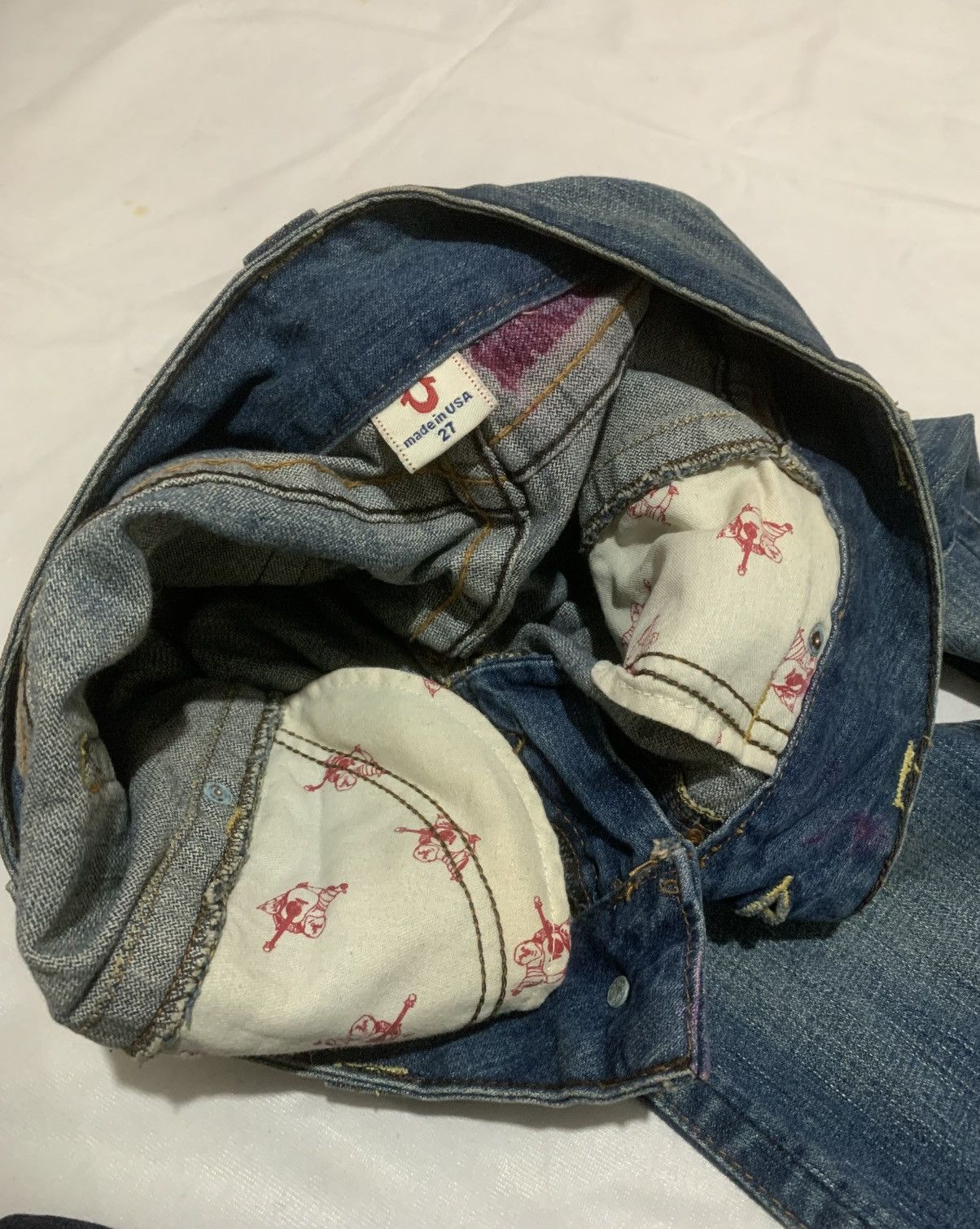 True Religion Japanese True Religion Flared Sammy Bootcut Jeans Size US 27 - 10 Thumbnail