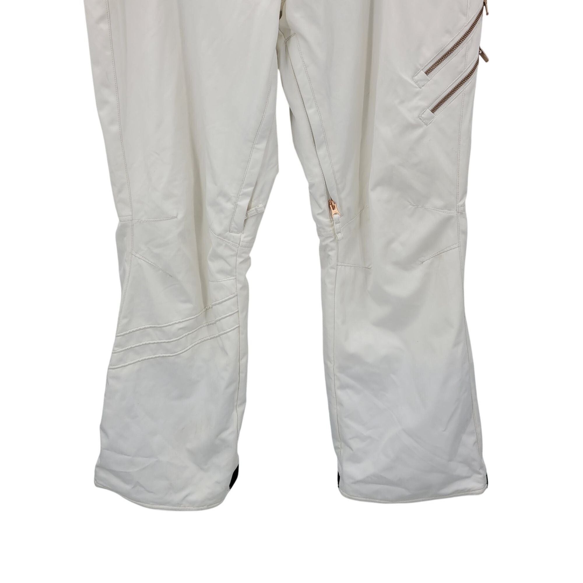 Obermeyer Obermeyer Ladies16 White Delia Snow Pants Snowboarding Winte Size 38" / US 16 / IT 52 - 6 Thumbnail