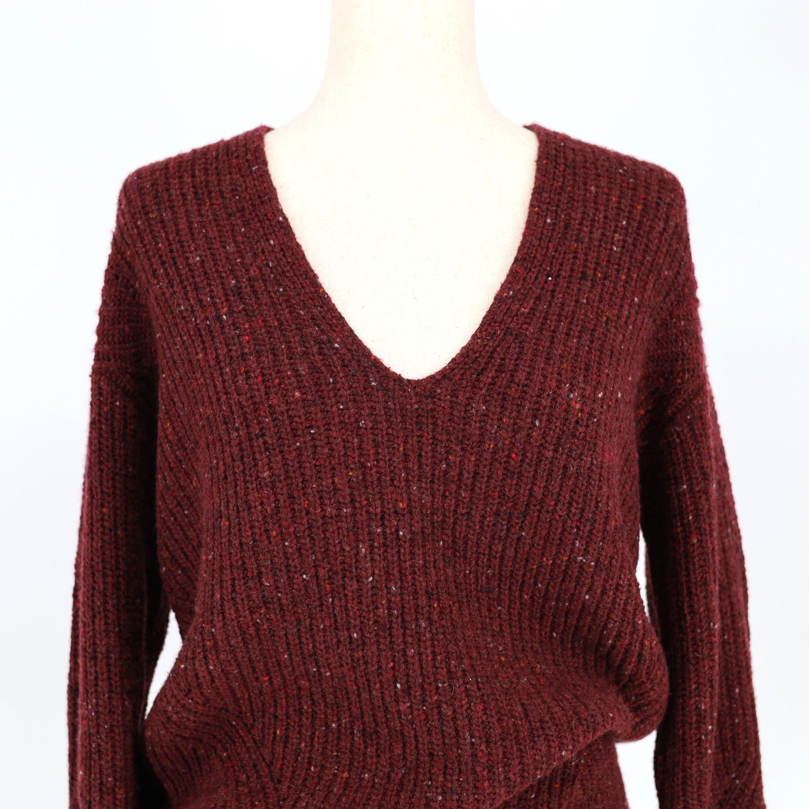 Rag & Bone Rag & Bone Women Wool Knit V-Neck Relaxed Sweater Size S Size S / US 4 / IT 40 - 2 Thumbnail