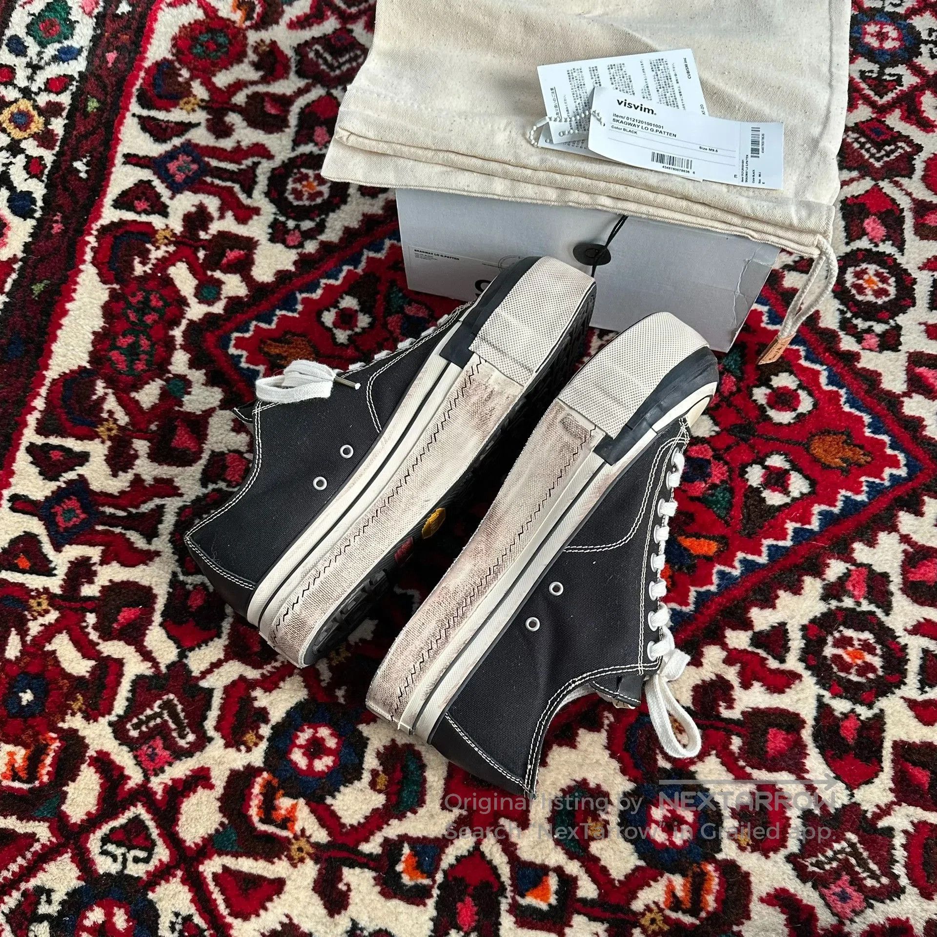 Visvim visvim skagway canvas shoes size 9.5. Size US 9.5 / EU 42-43 - 4 Thumbnail