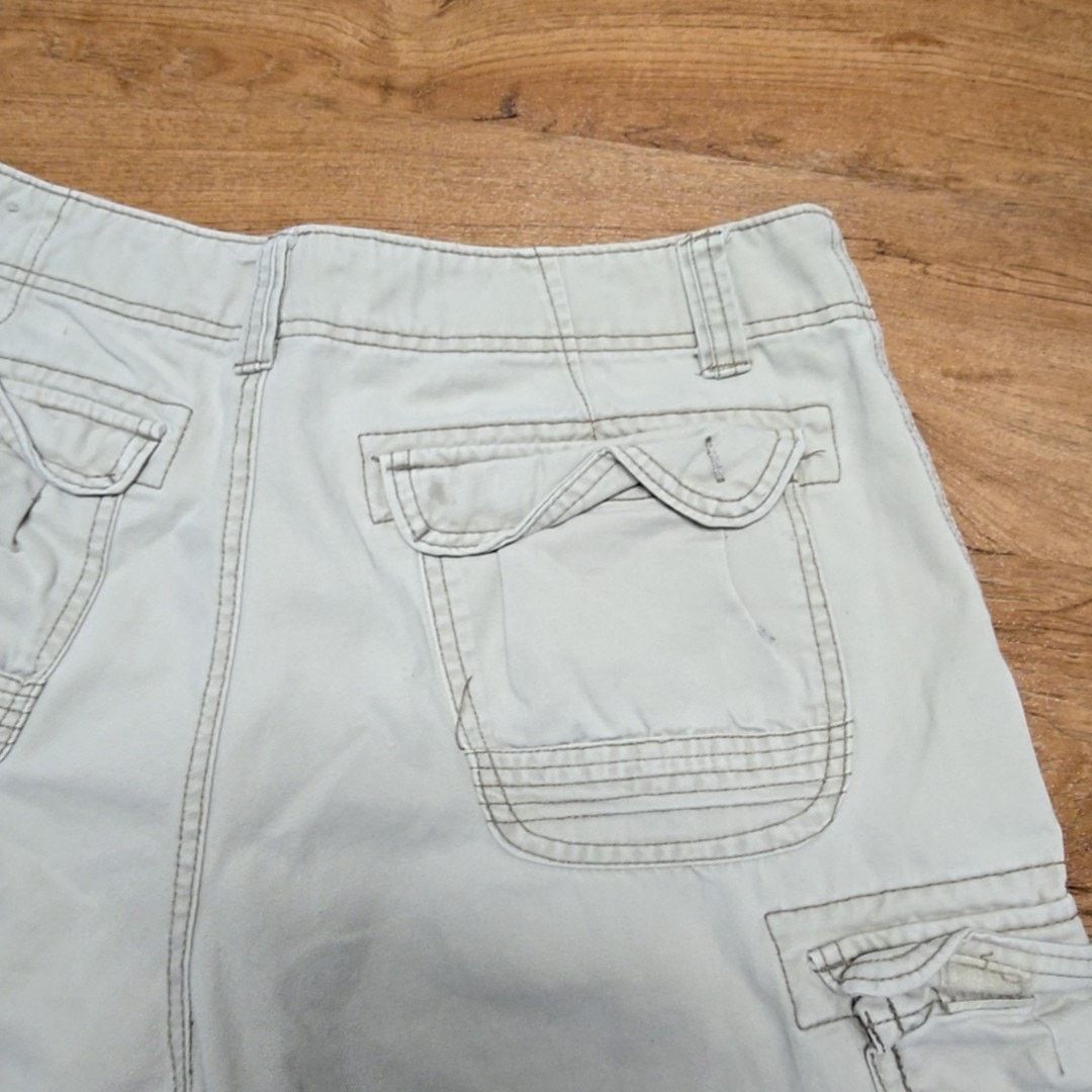Iron Co. Iron Cargo Shorts Beige Multi-Pocket Utility Mens 32 Shorts Size US 32 / EU 48 - 7 Thumbnail
