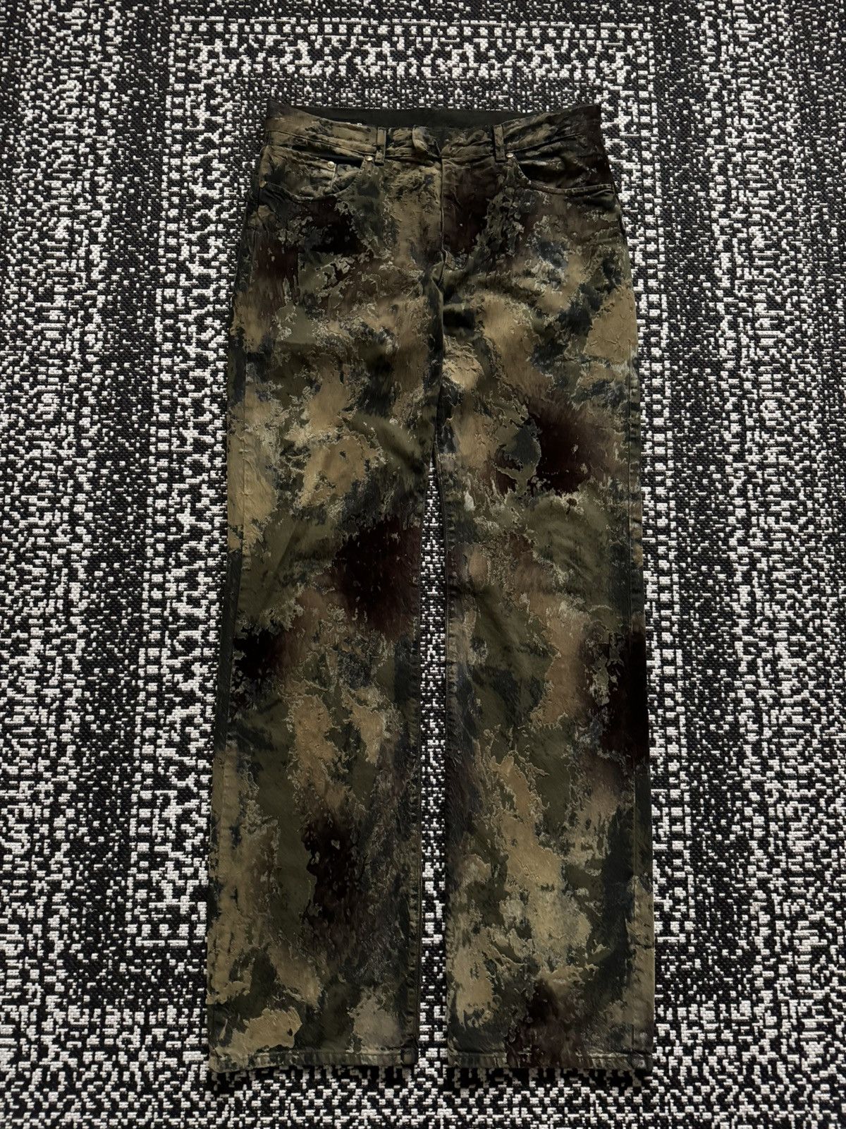 Jean Paul Gaultier Jean Paul Gaultier 90s Moss Camo Trompe Loeil 