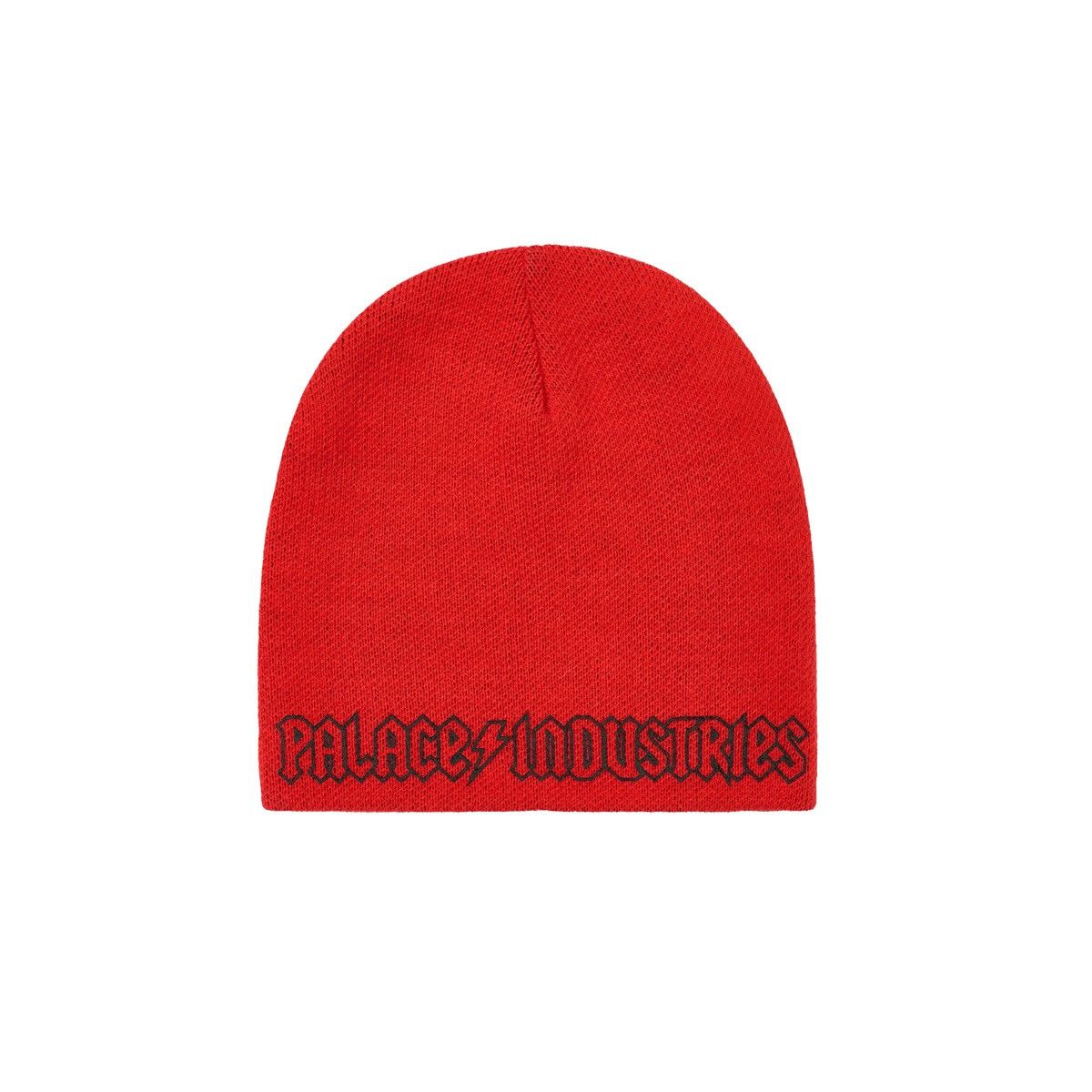 Palace Palace World Industries Reverso Beanie Red/Black Size ONE SIZE - 2 Thumbnail