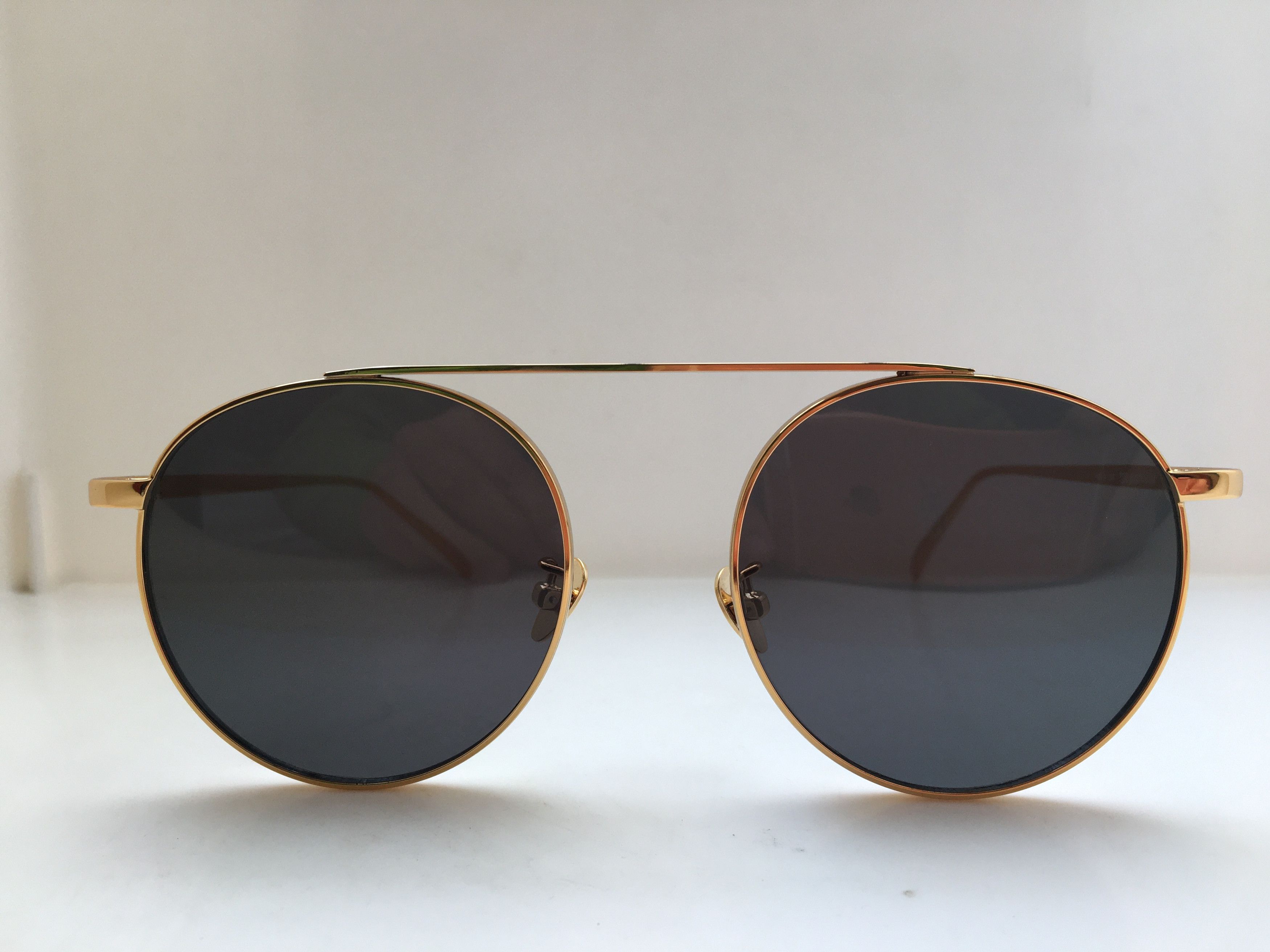 Other Gold Titanium Round Sunglasses Frame ROCKABILLY Size ONE SIZE - 1 Thumbnail