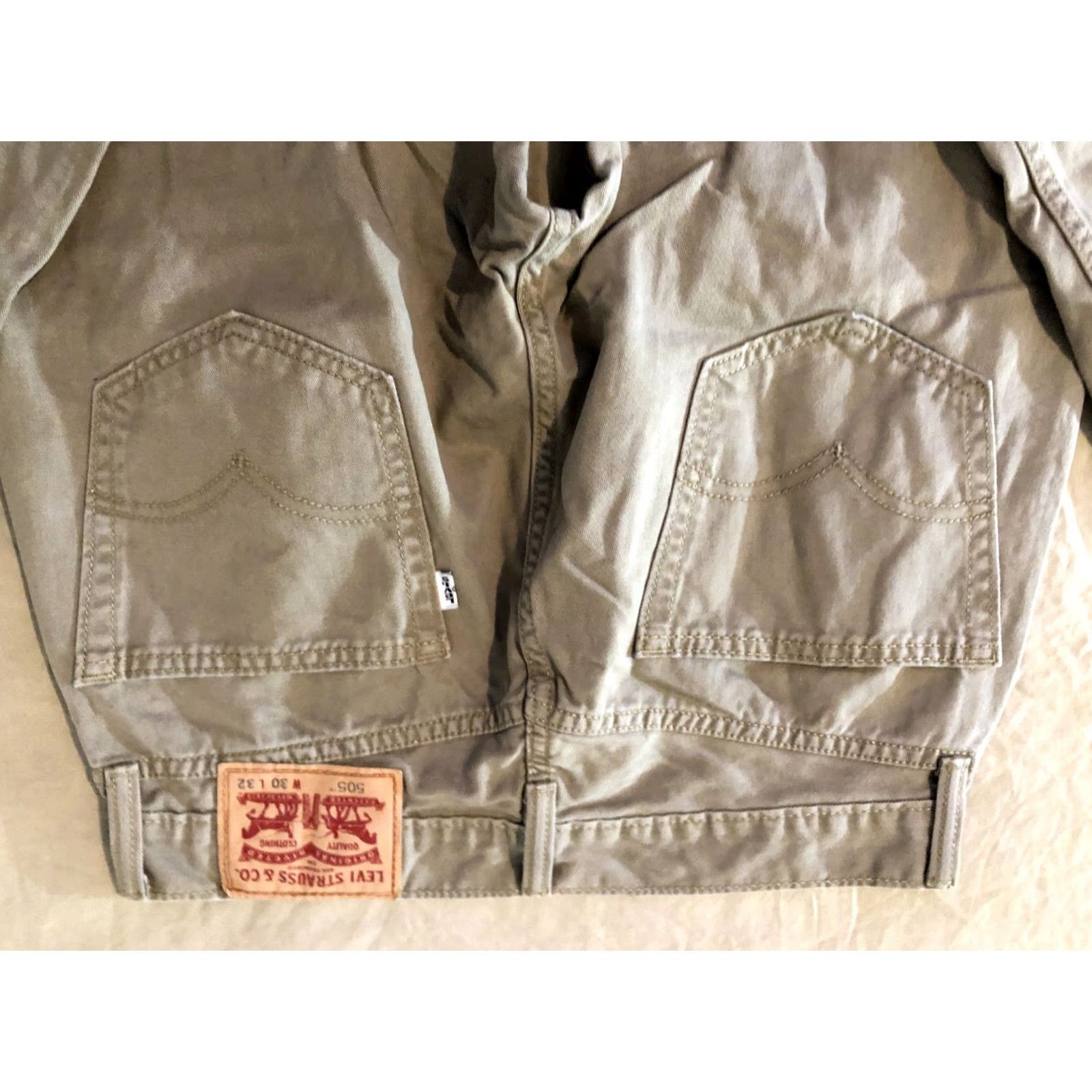 Levi's VINTAGE Levi's 505 Jeans Straight Pants 30x32 Beige Mens Regular Jeans 30 32 31 90s Size US 30 / EU 46 - 3 Thumbnail