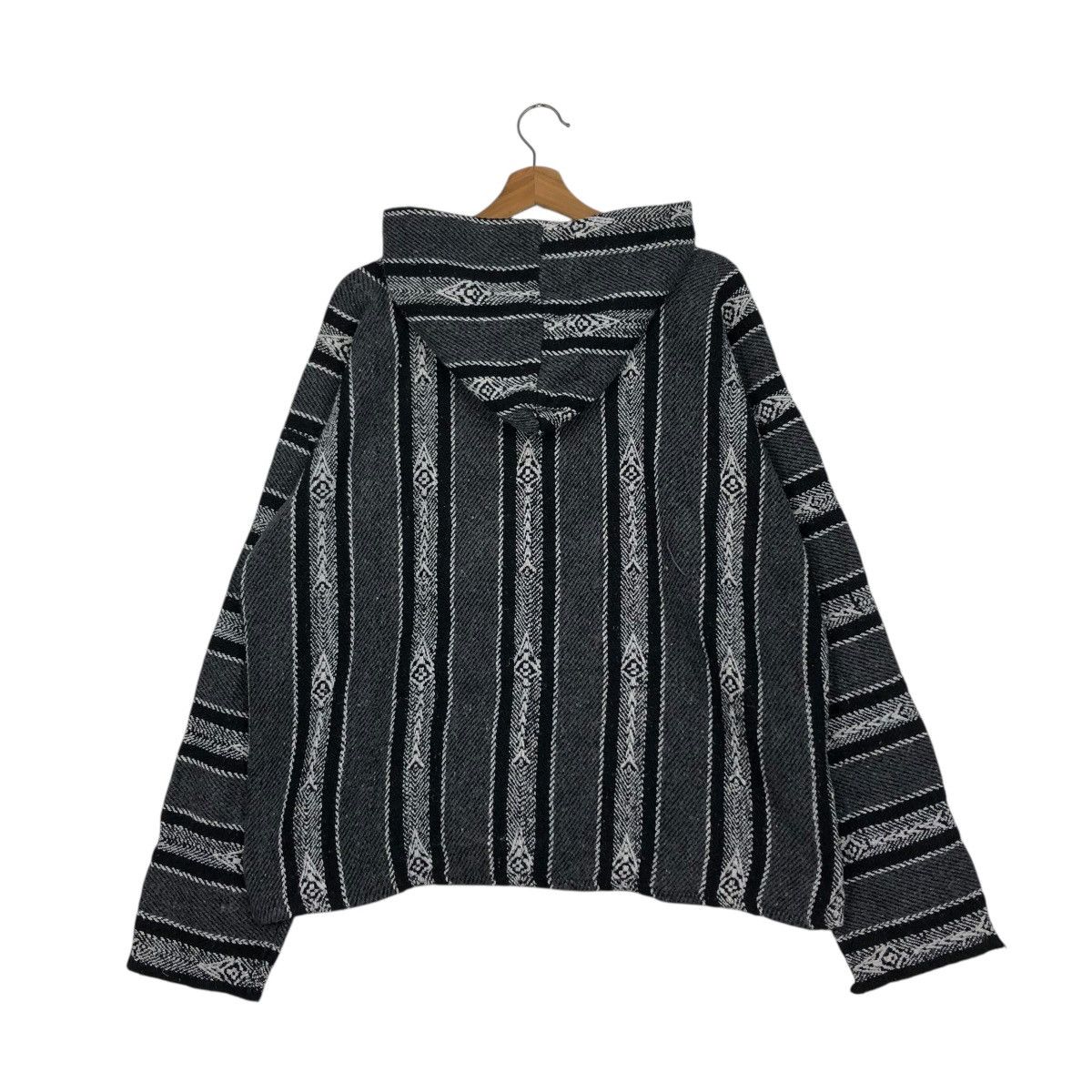 Vintage 🔥VINTAGE PULL OVER HOODIE NAVAJO DESIGN TEJIDOS EL ESFUERZO Size US M / EU 48-50 / 2 - 10 Thumbnail