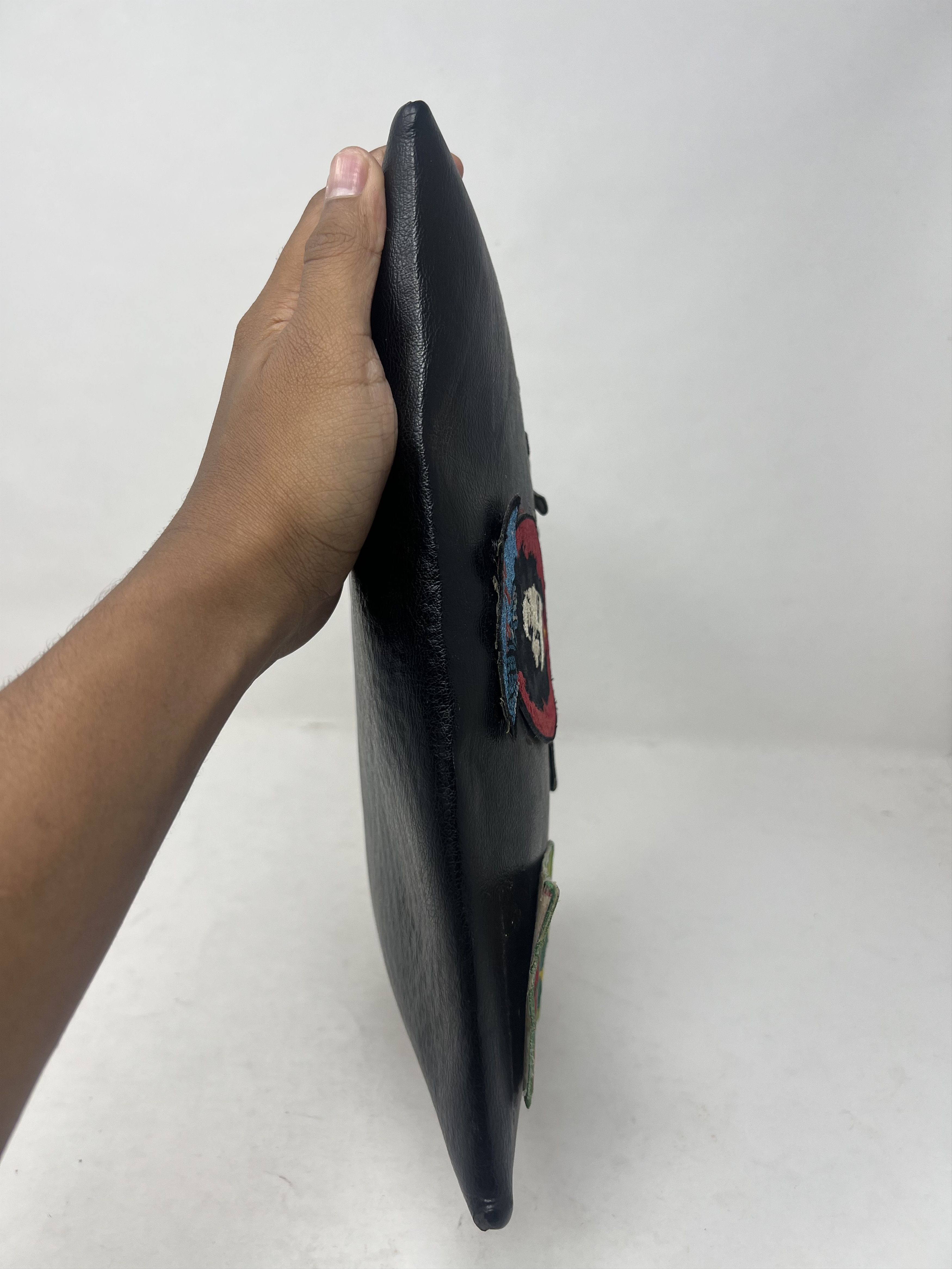 Seditionaries Leather Patches Clutch Bag Size ONE SIZE - 6 Thumbnail