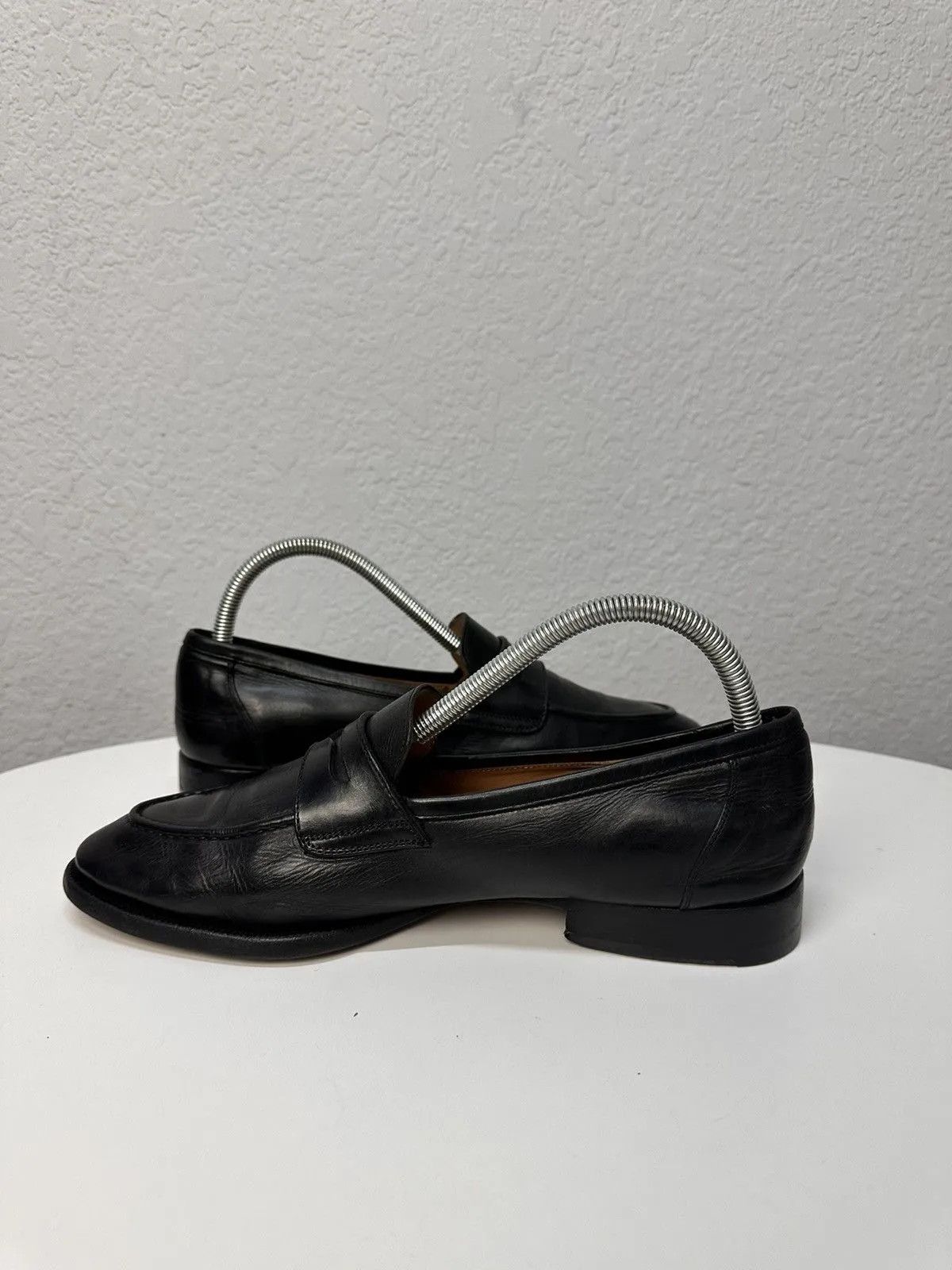 Silvano Sassetti Handmade Italy Silvano Sassetti Black Leather Loafers Shoes Size US 7 / EU 40 - 5 Thumbnail