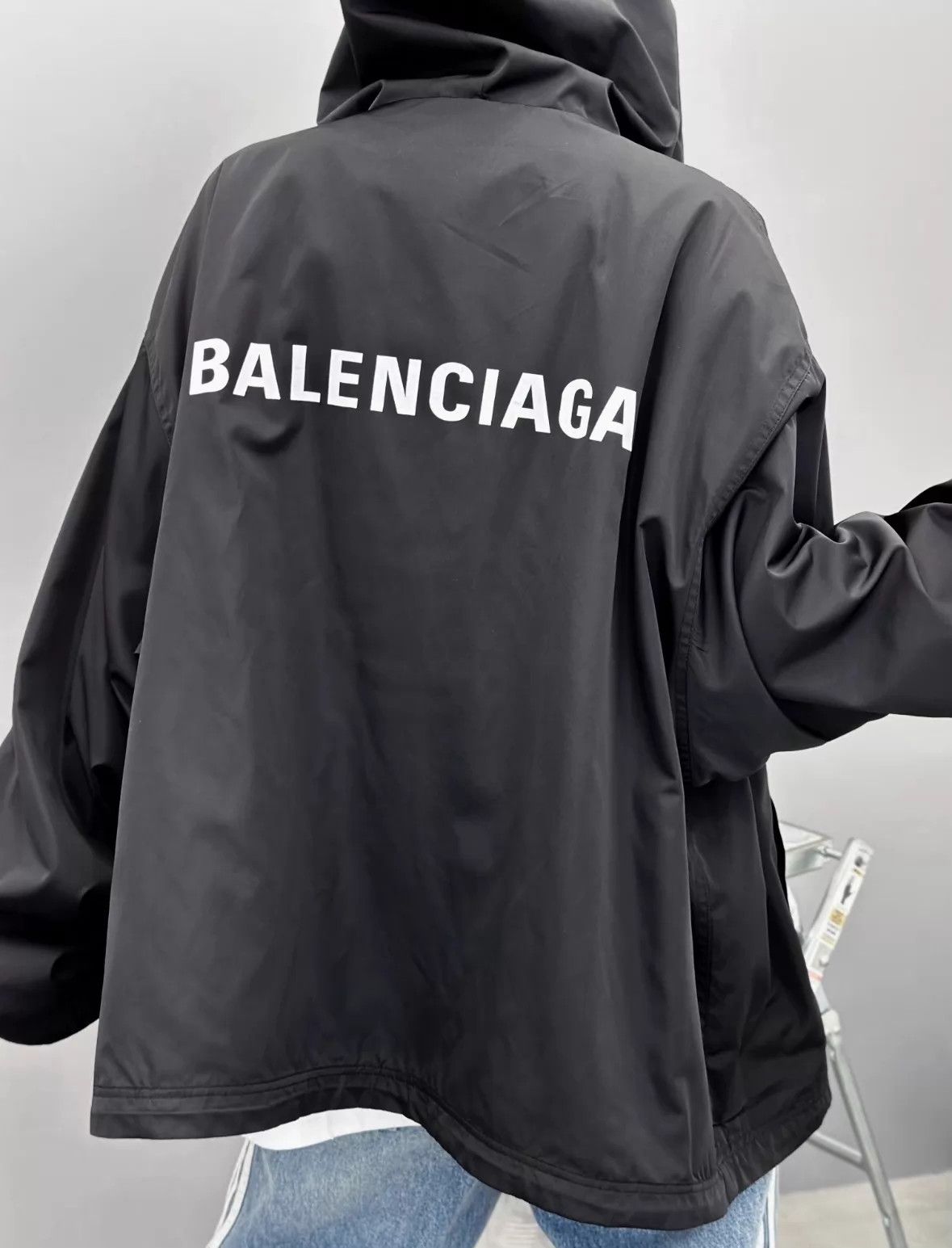 Balenciaga Balenciaga Black Shell Jacket Size 3 Mint Size US L / EU 52-54 / 3 - 6 Thumbnail
