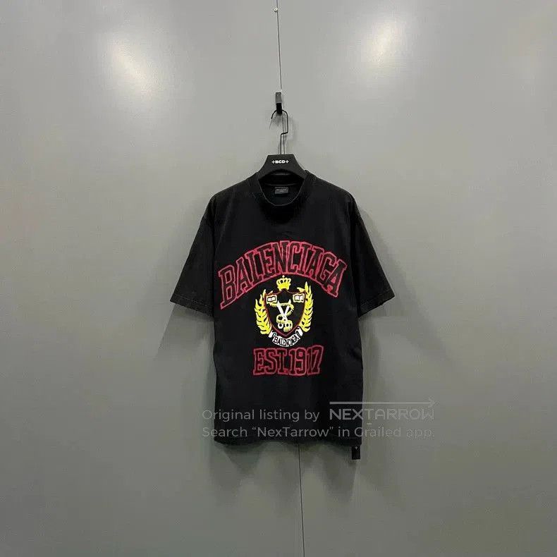 Balenciaga Balenciaga Wheat Shears Logo Tee. Size US S / EU 44-46 / 1 - 1 Thumbnail